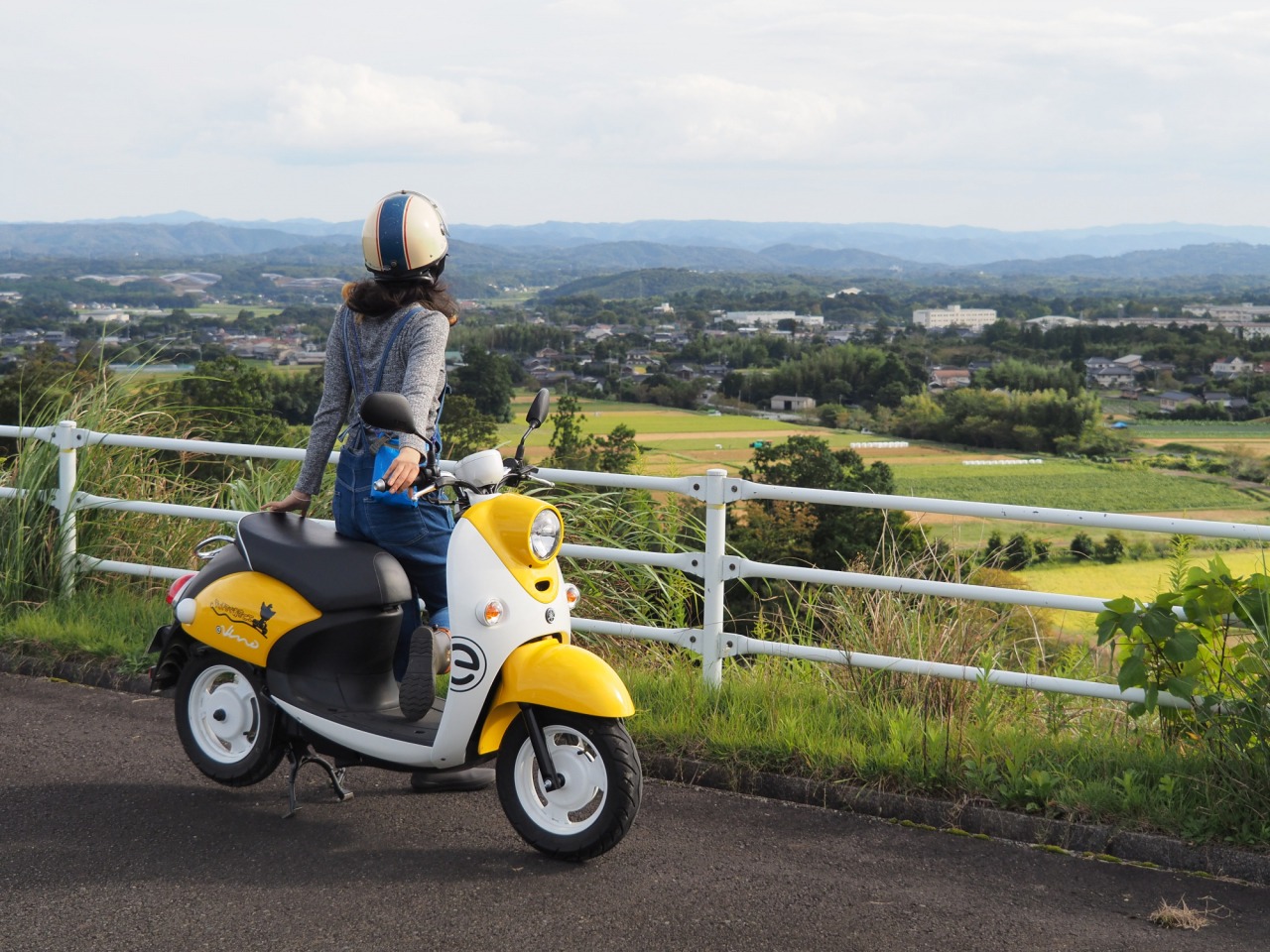 レンタル電動バイクで巡る「さんぶたろう」伝説地!エコなぎツーリングを体験
