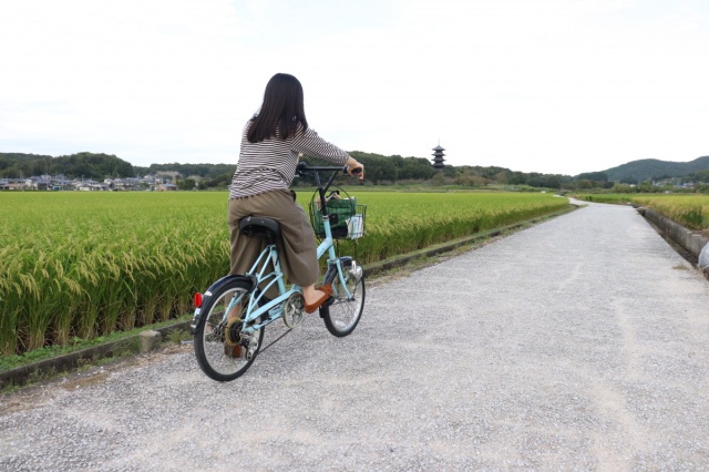 秋の吉備路を満喫！レンタサイクルで走って、眺めて、食べて。