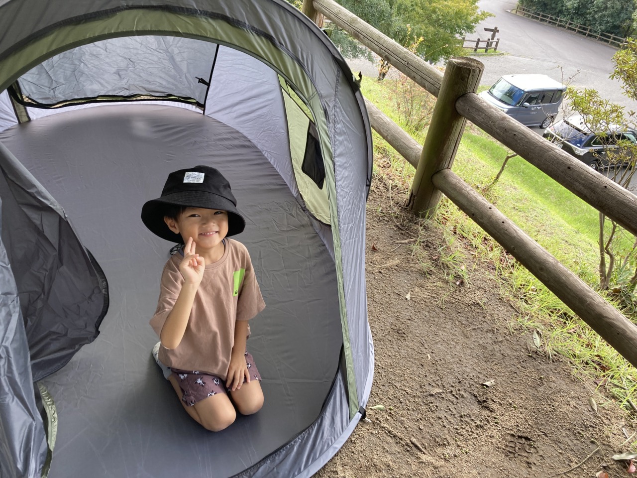 無料で楽しめる「倉敷美しい森」でデイキャンプしてみた