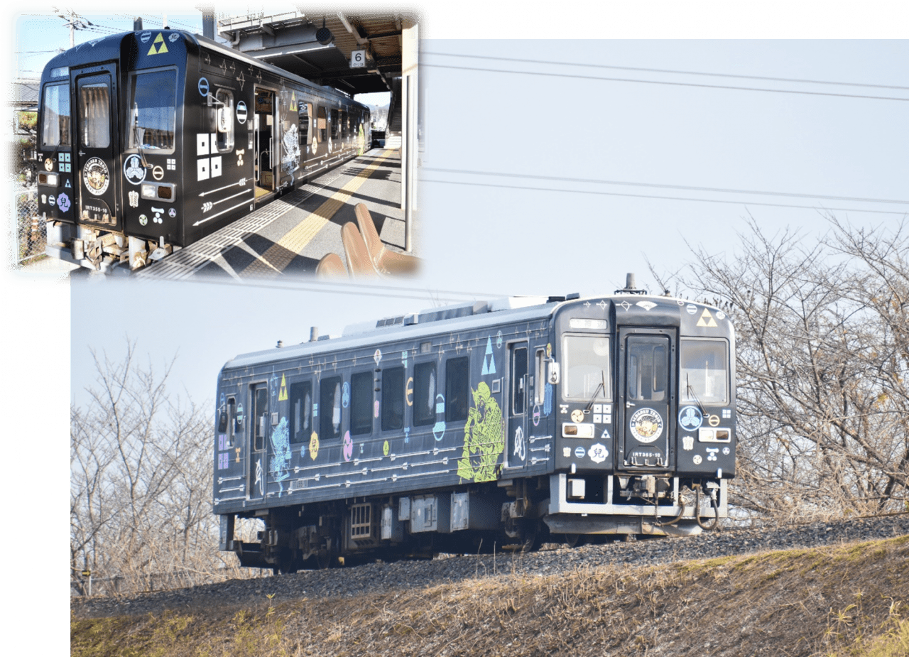 特別企画列車「戦国列車」で行く井原鉄道沿線の山城と歴史スポット