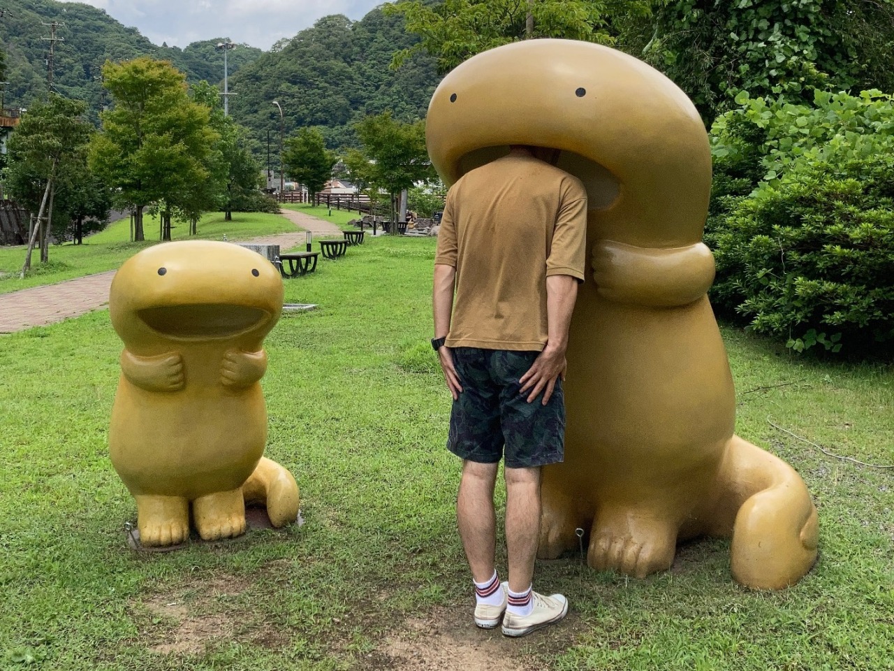 岡山県北・真庭市の湯原温泉街にひそむ「はんざき」の正体を探ってきた!