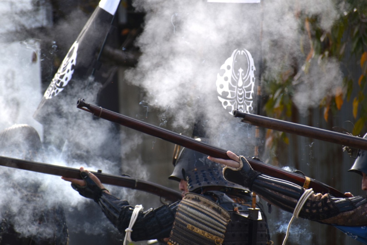 岡山で活動する武将隊（鉄砲隊）vol.2／備州岡山城鉄砲隊
