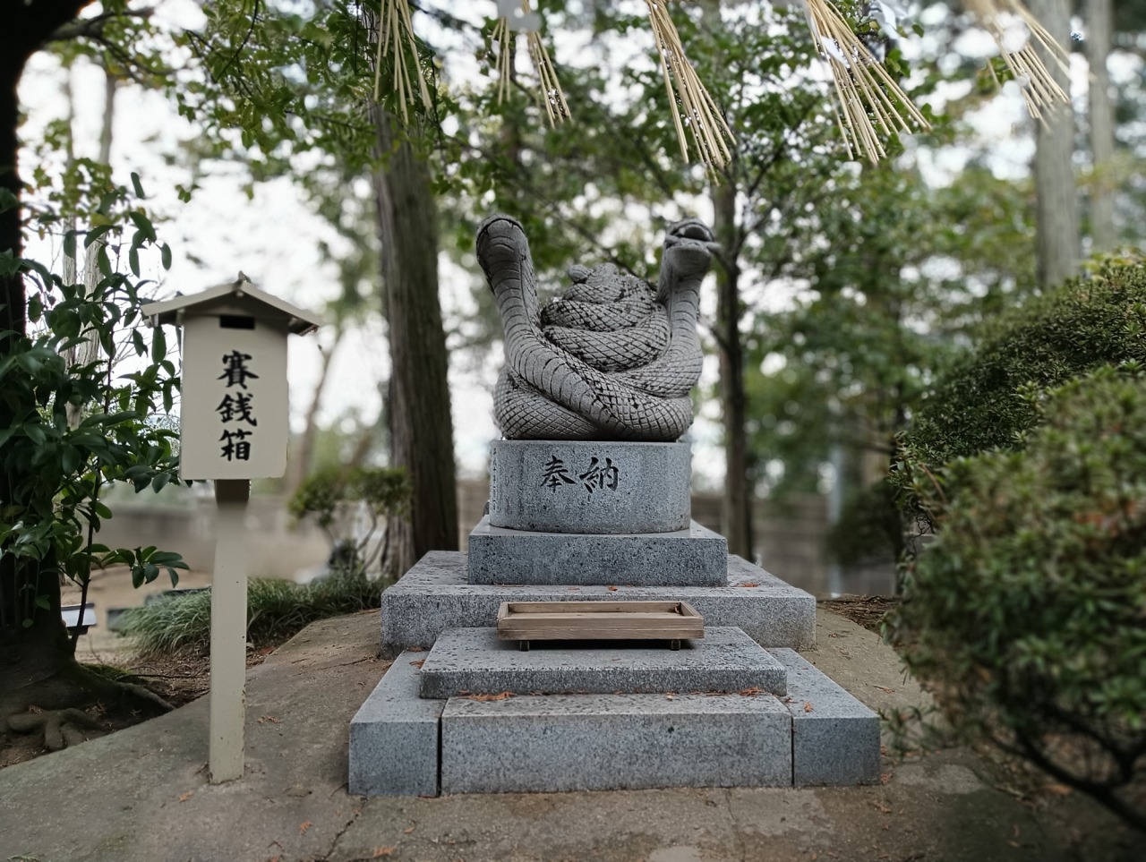 2025年の干支は巳(へび)!蛇神信仰で知られる笠岡市の「道通神社」へ行ってみた