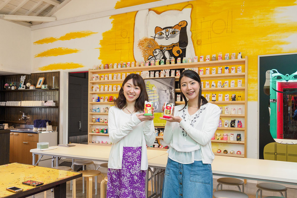 福がいっぱい！ 招き猫美術館でオリジナル招き猫を作ろう！