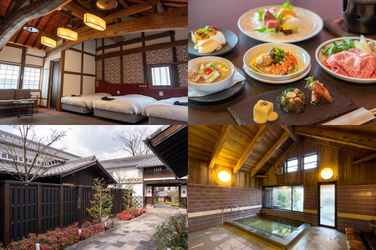 リニューアルした古民家宿「やかげ一譚」。日帰り入浴やランチも楽しめる！（矢掛町）