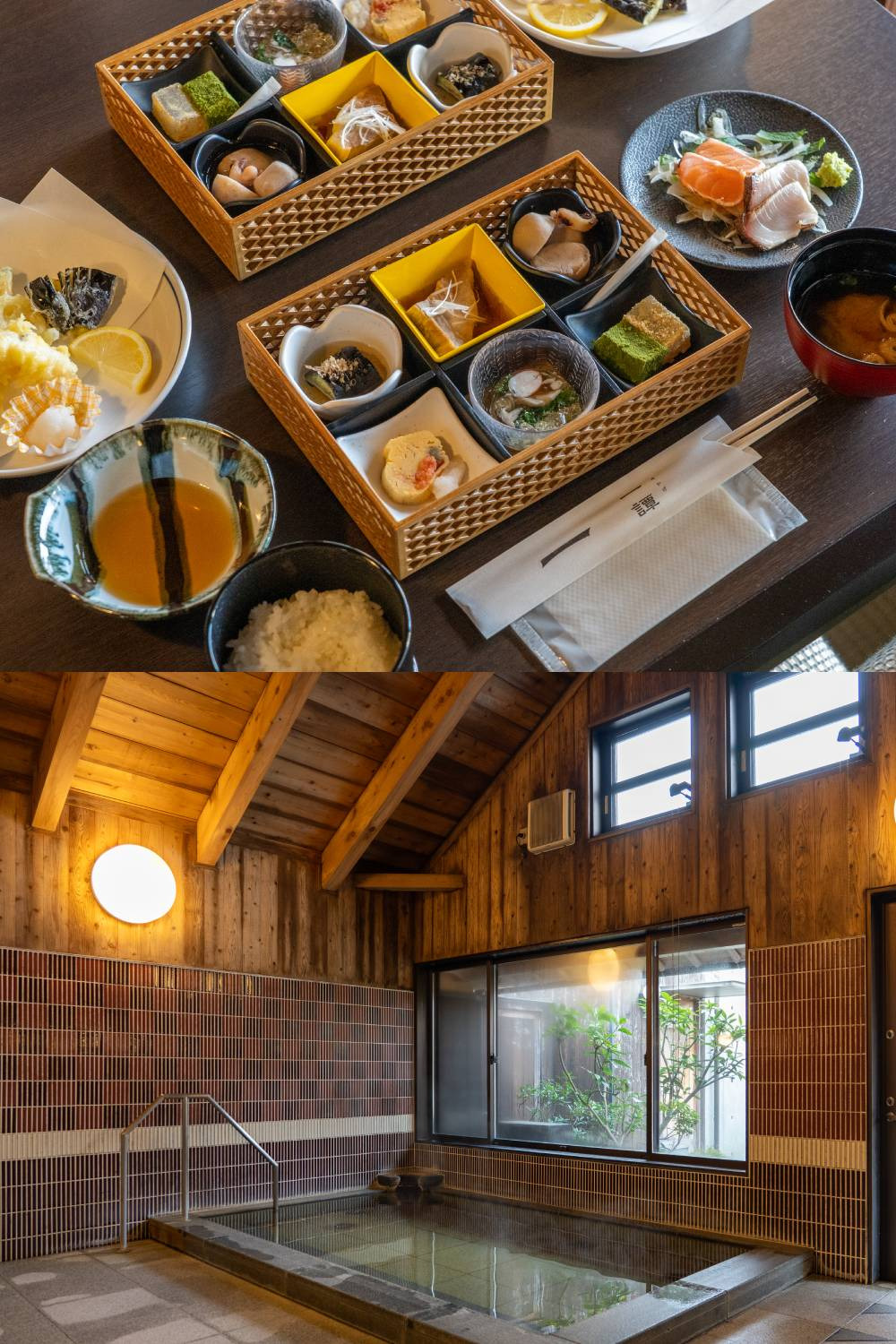 リニューアルした古民家宿「やかげ一譚」。日帰り入浴やランチも楽しめる！（矢掛町）