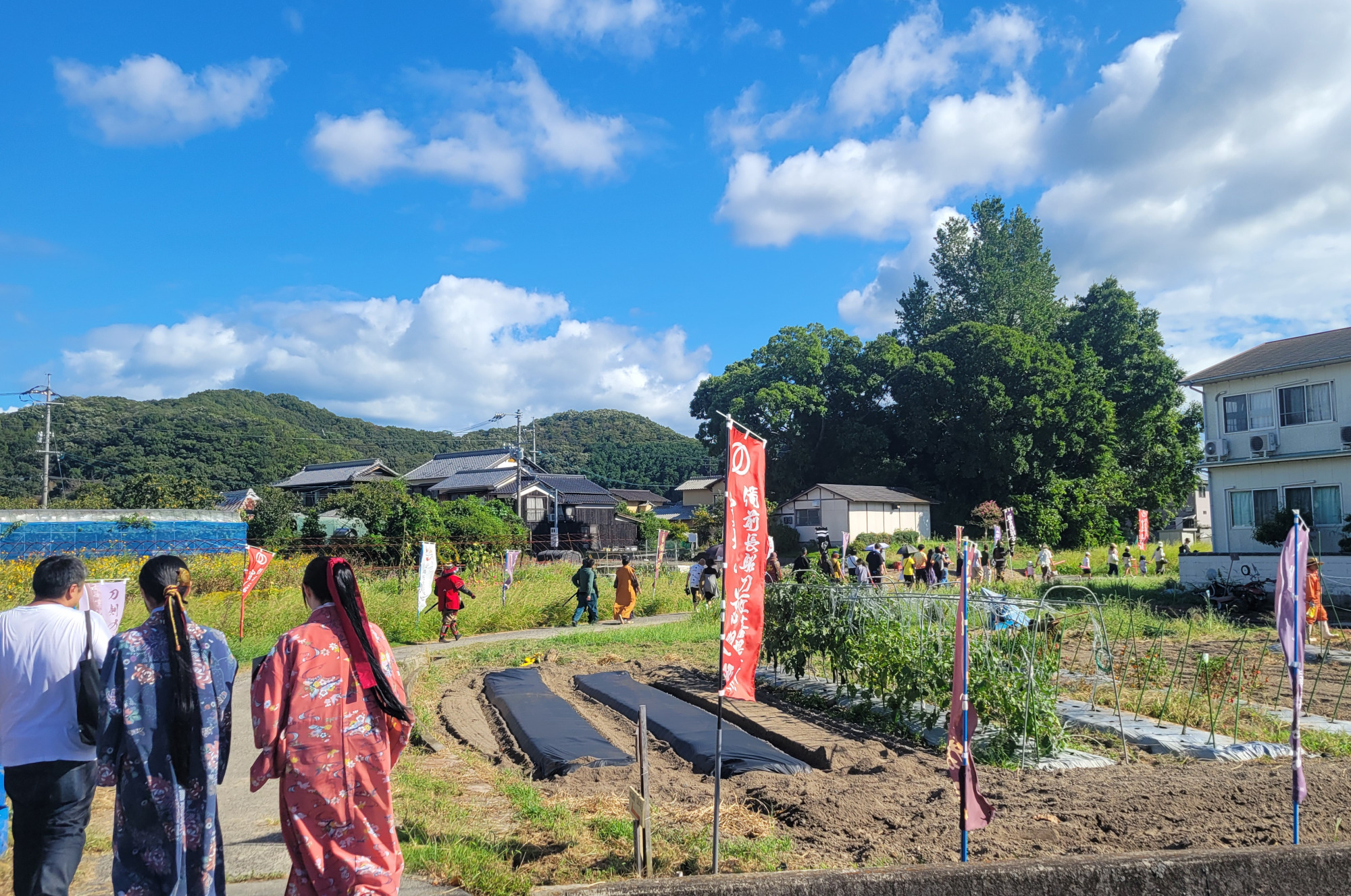 備前長船刀剣博物館すぐ南にある伝・兼光屋敷跡