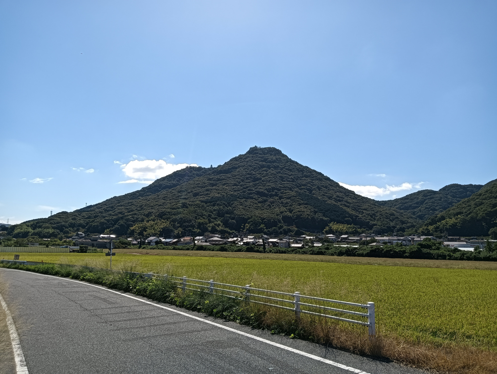 常山を遠くから