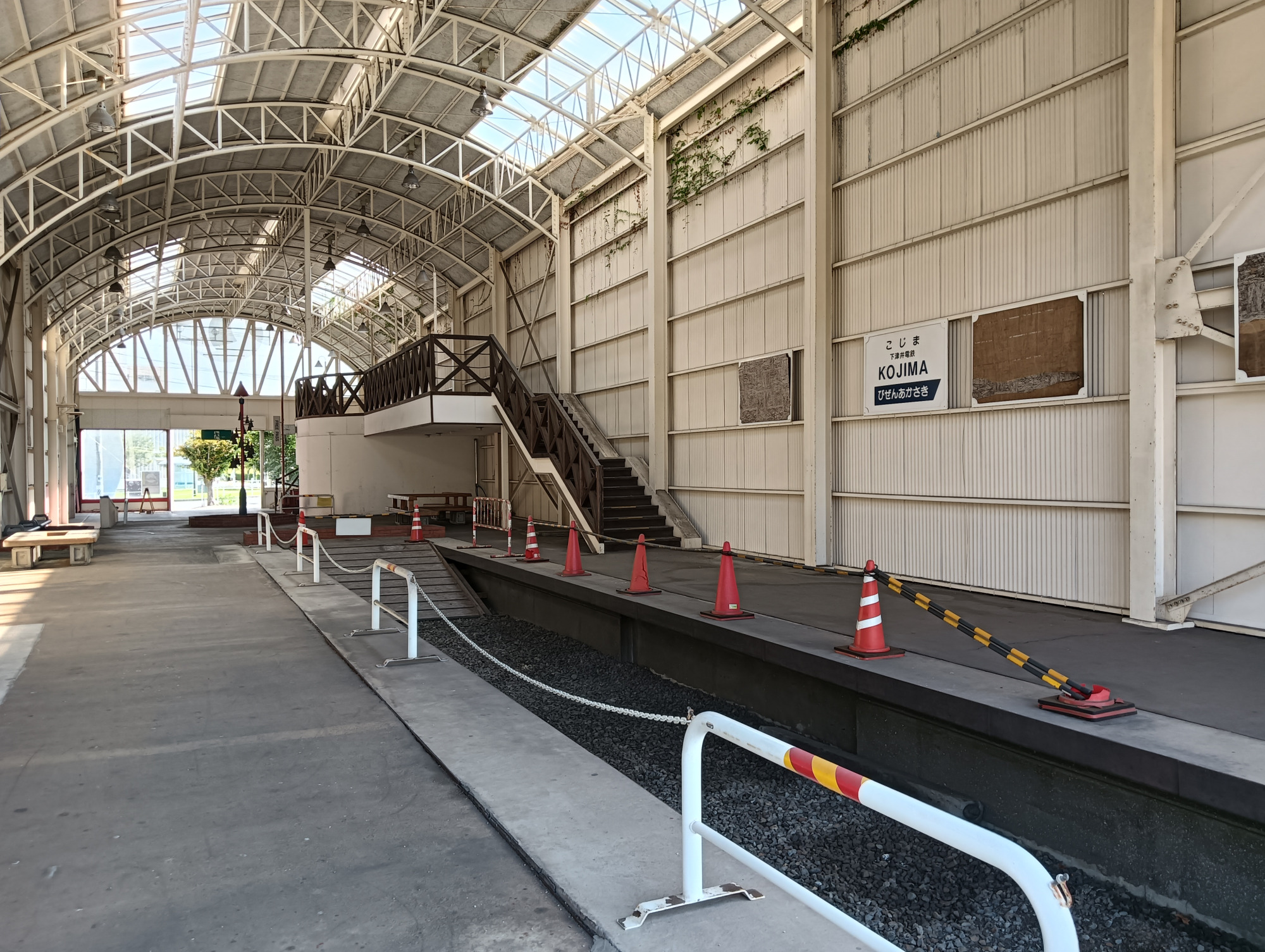 旧児島駅ホーム