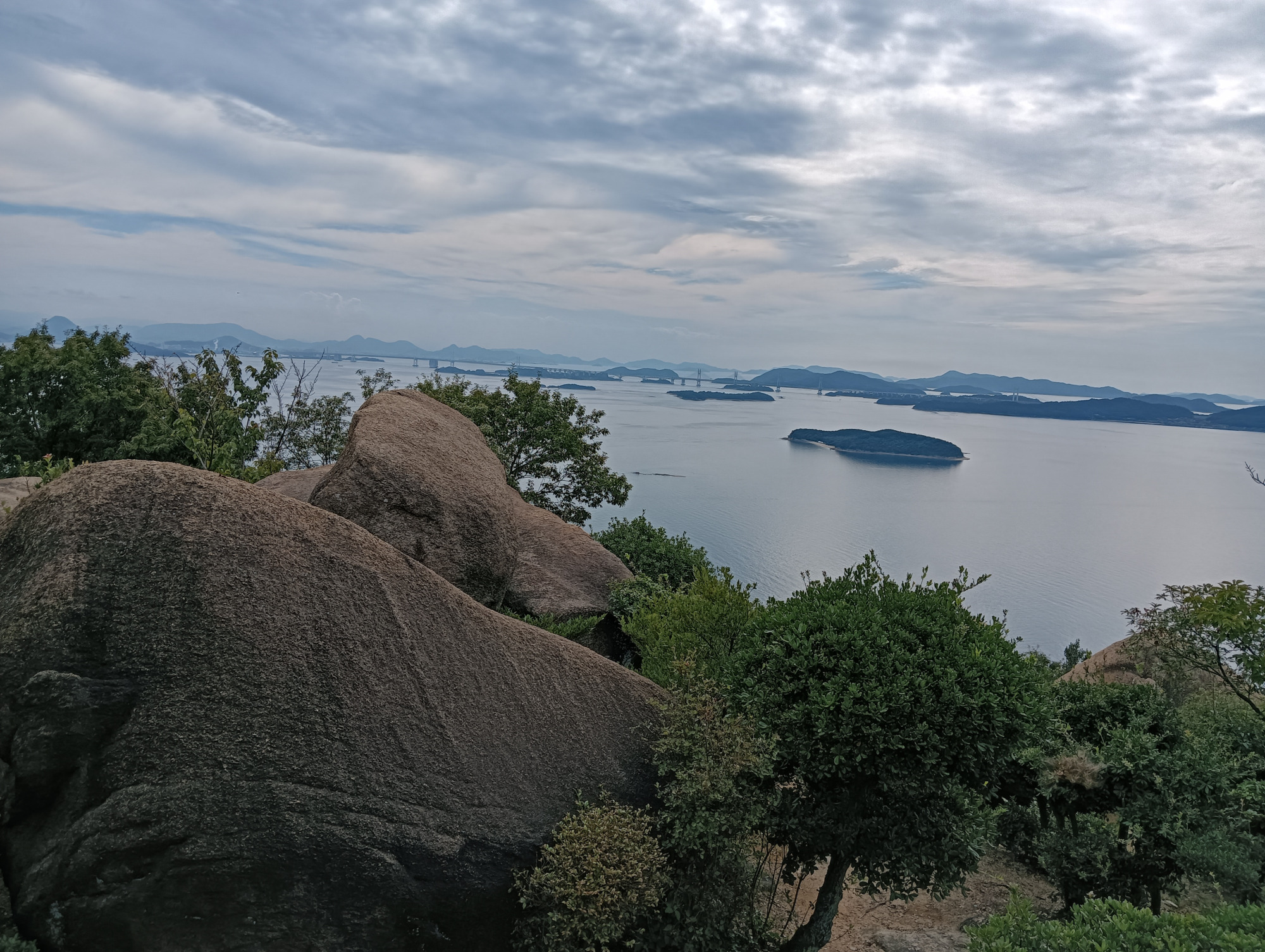 岩場からの眺め