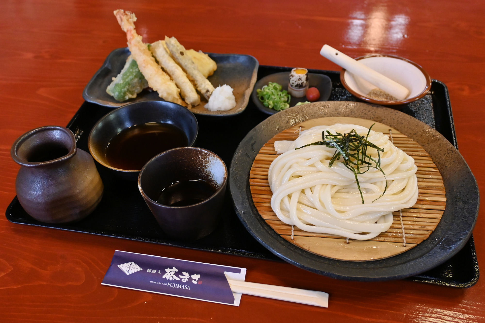 オススメの天ざるうどん