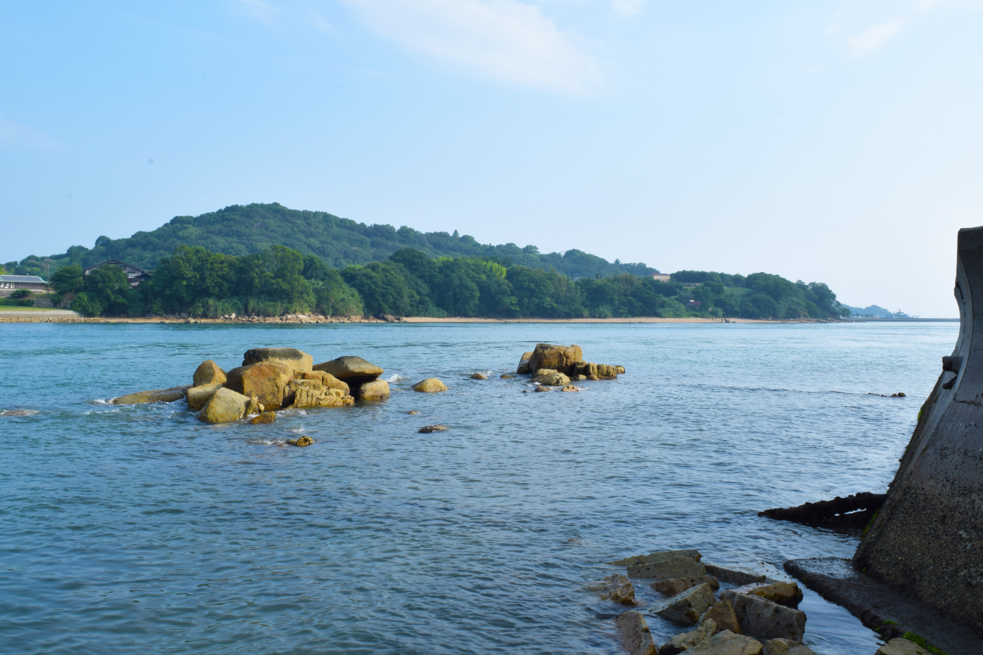 唐琴の瀬戸と前島