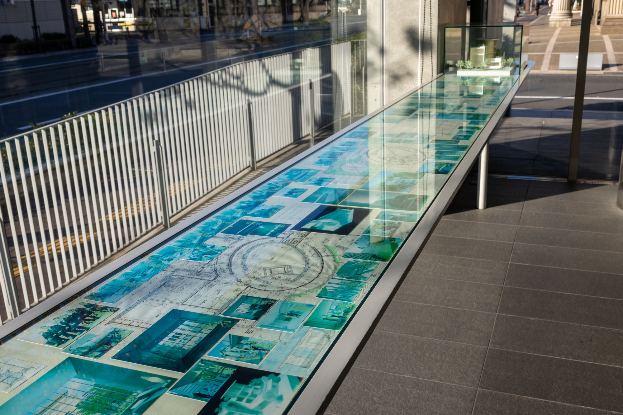 設計時の資料も展示されています