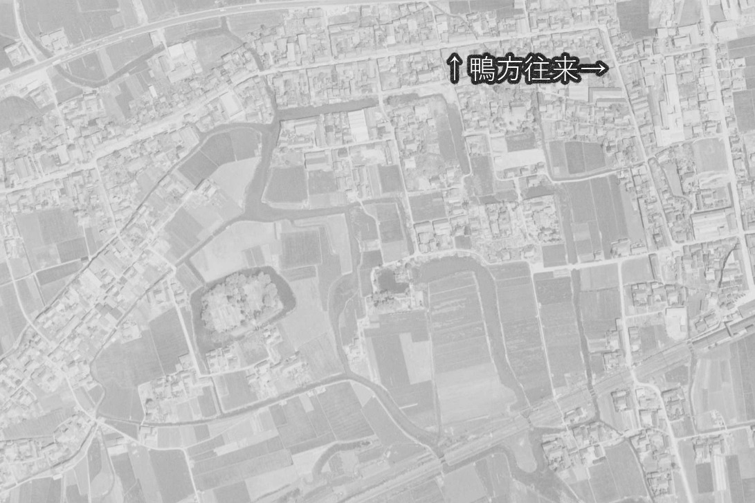 「国土地理院 1963年撮影 空中写真閲覧サービスより作成」