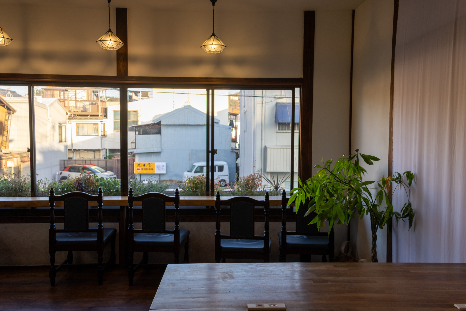 2階にある喫茶店