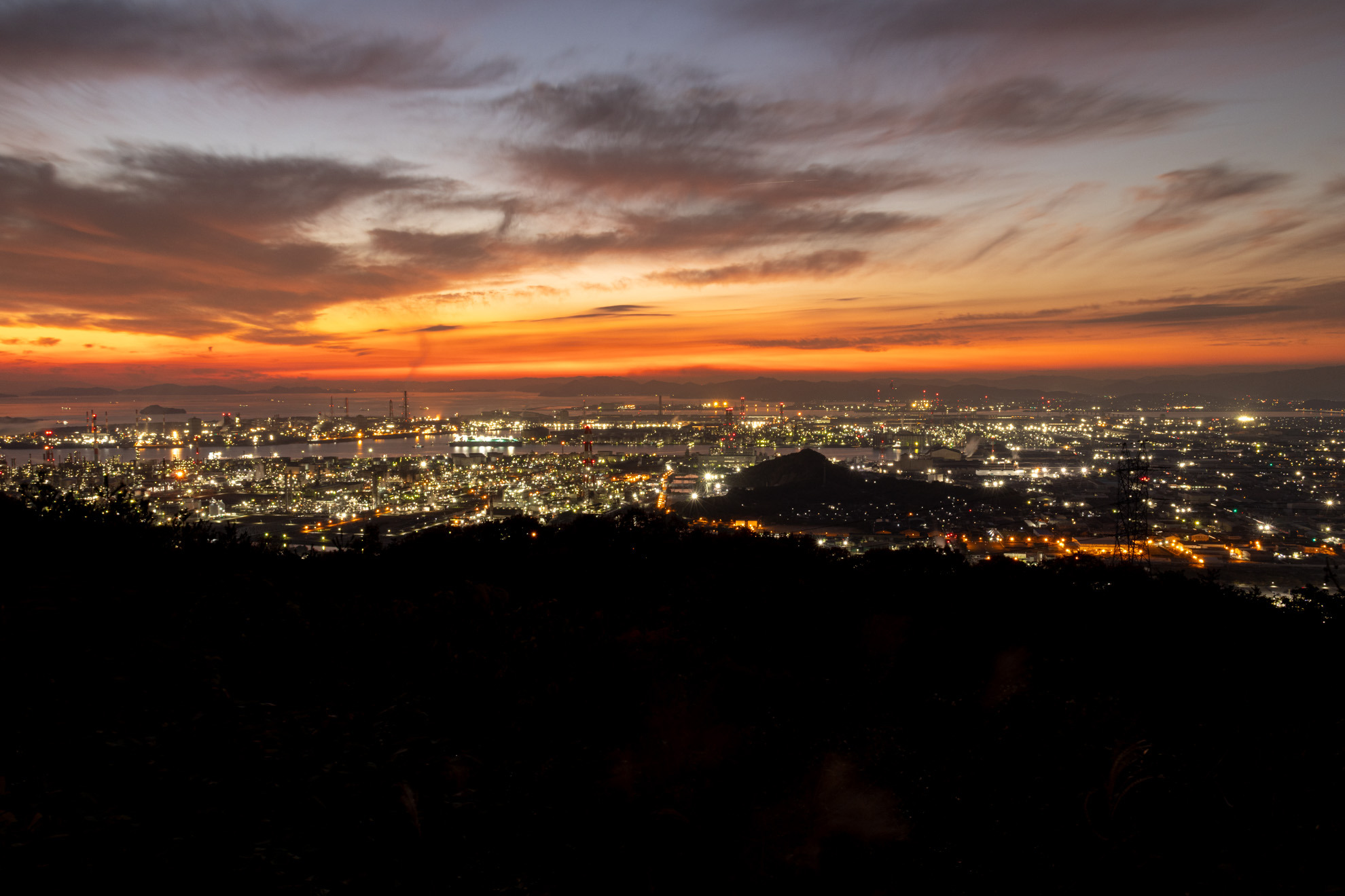 水島展望台からの景色