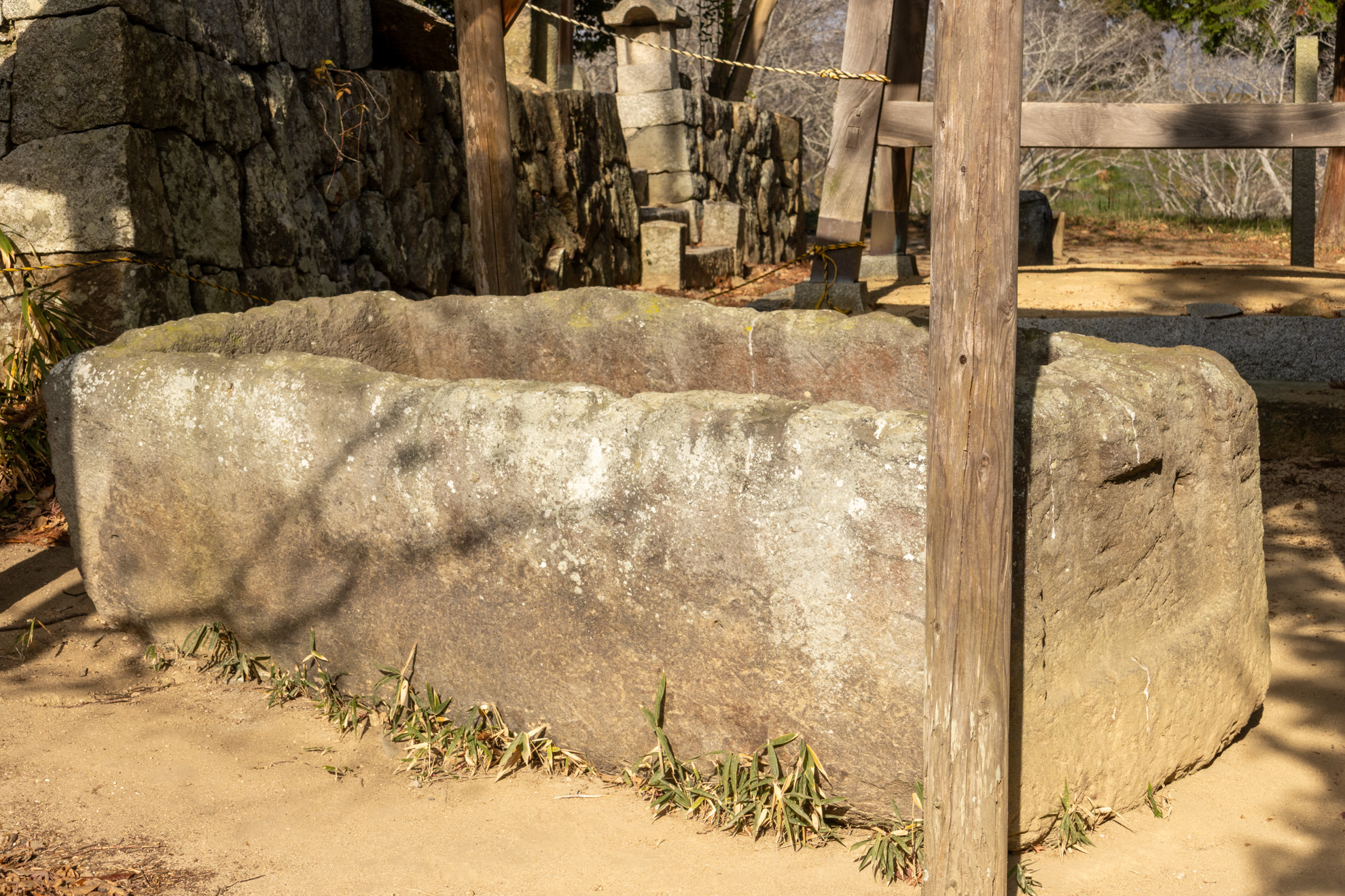 前方部に安置された石棺