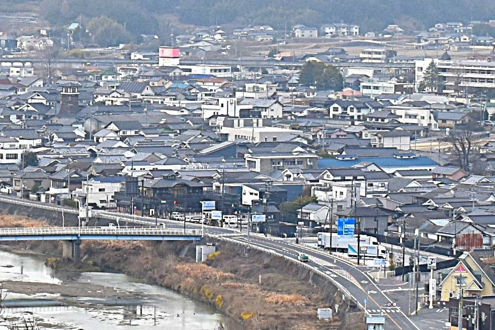 全景（茶臼山より）