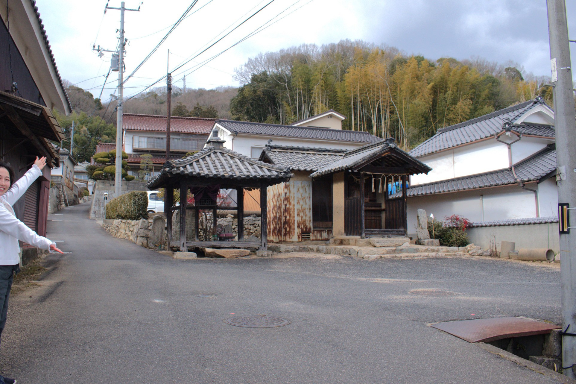 桝形跡（南麓）