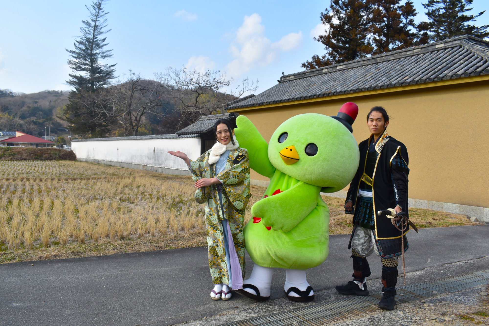 銃眼付土塀（南側）