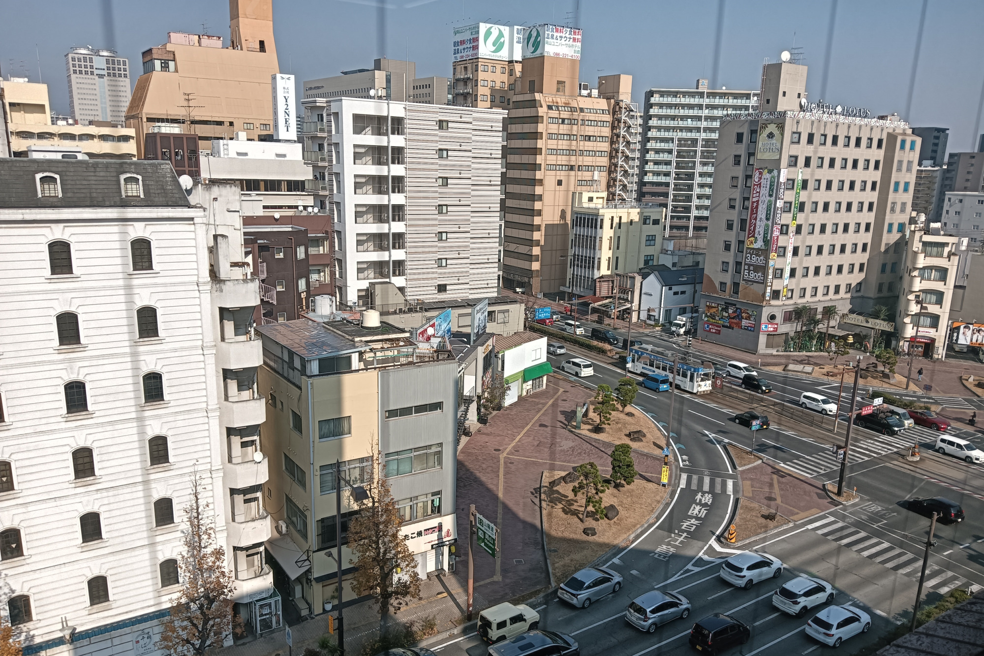 7階のギャラリーからの眺め