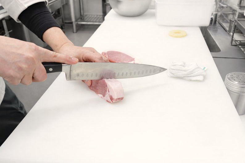 シェフによる調理の様子