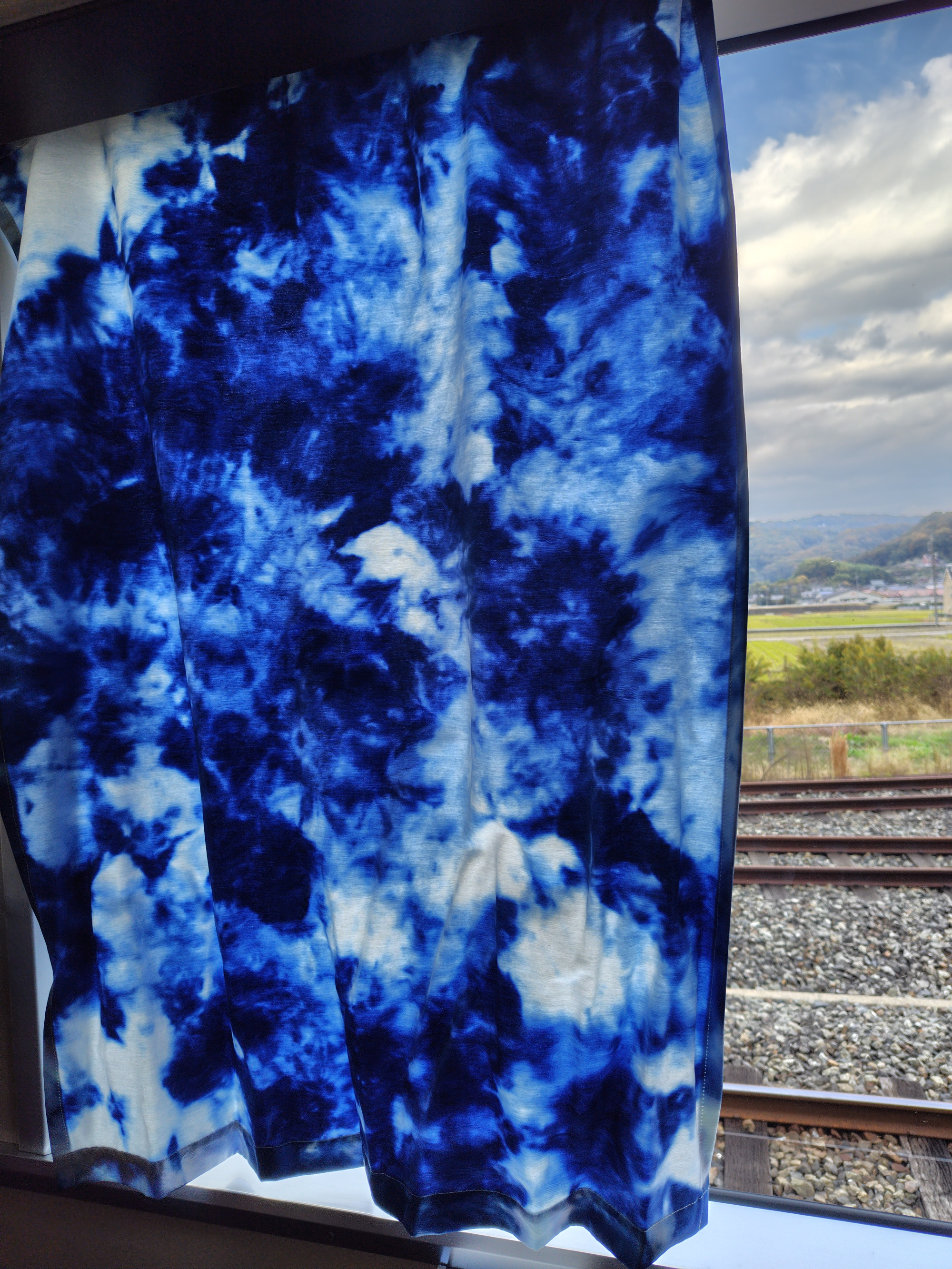 カーテンも特注品