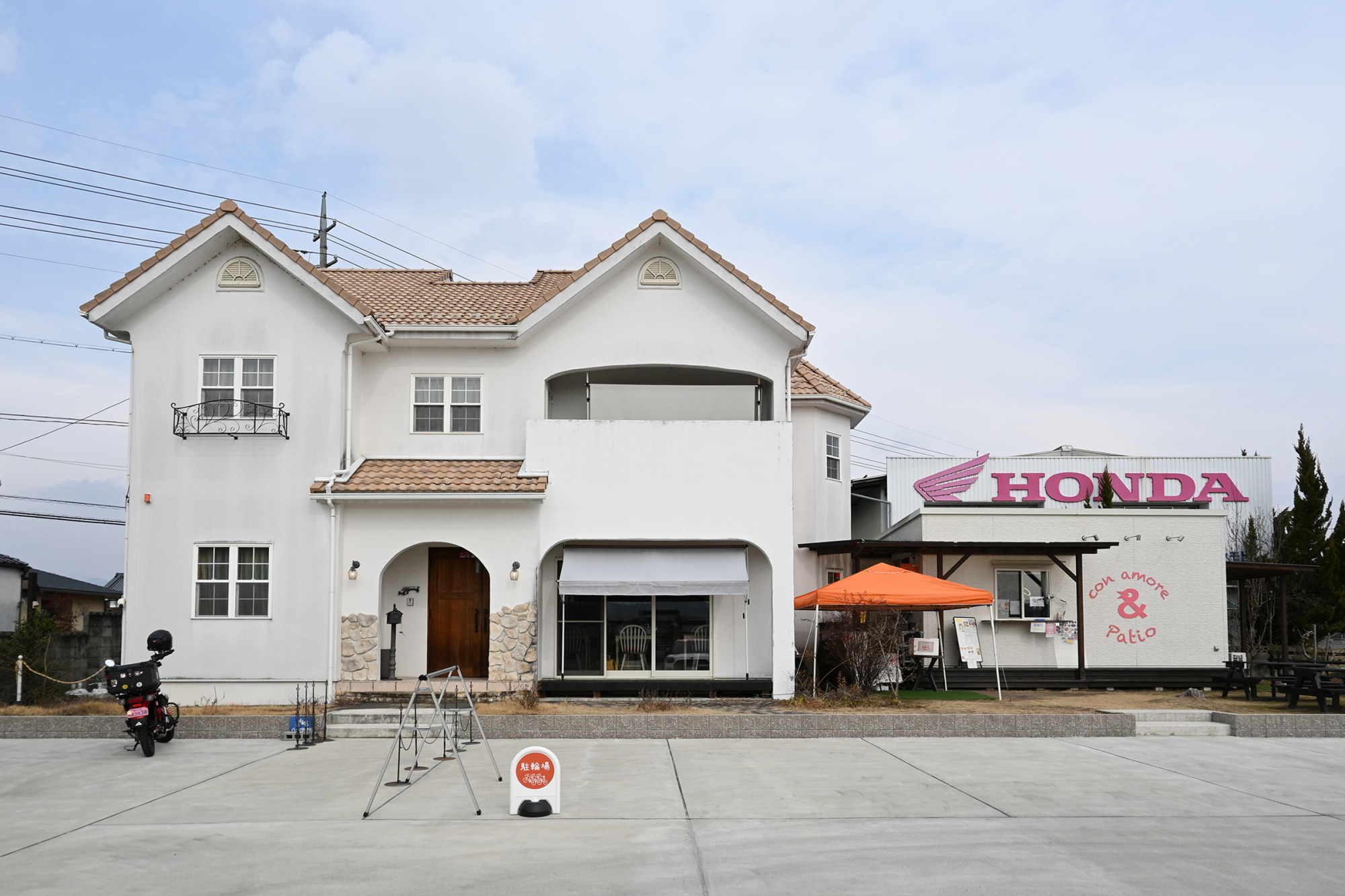 一軒家レストランの佇まい