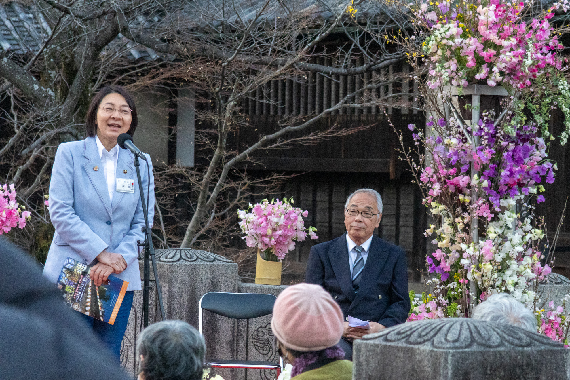 昨年(2025年)の開会式にて、伊東香織倉敷市長のあいさつ