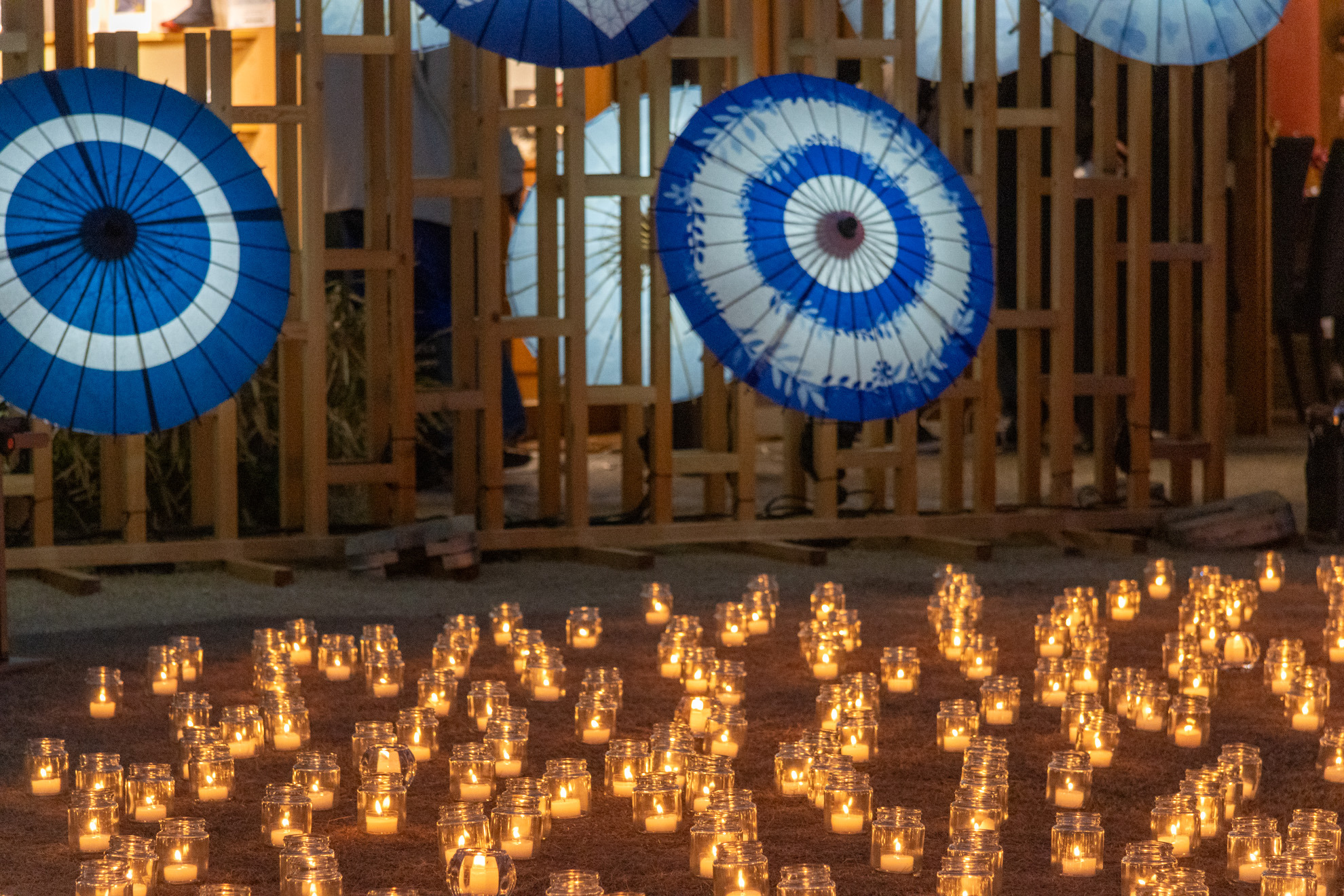 広場をキャンドルが埋めつくす「キャンドルナイトin倉敷SOLA」(2025年のようす)