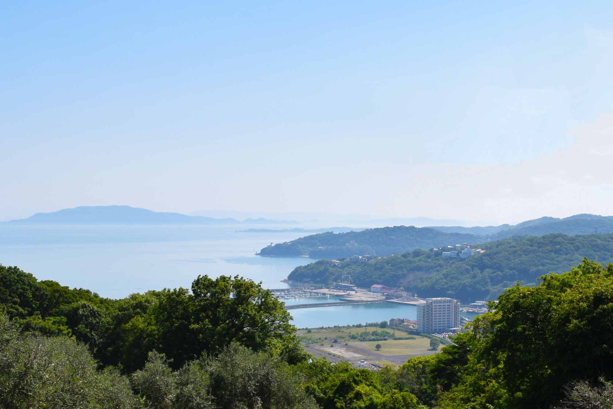 牛窓から鹿忍方面を望む