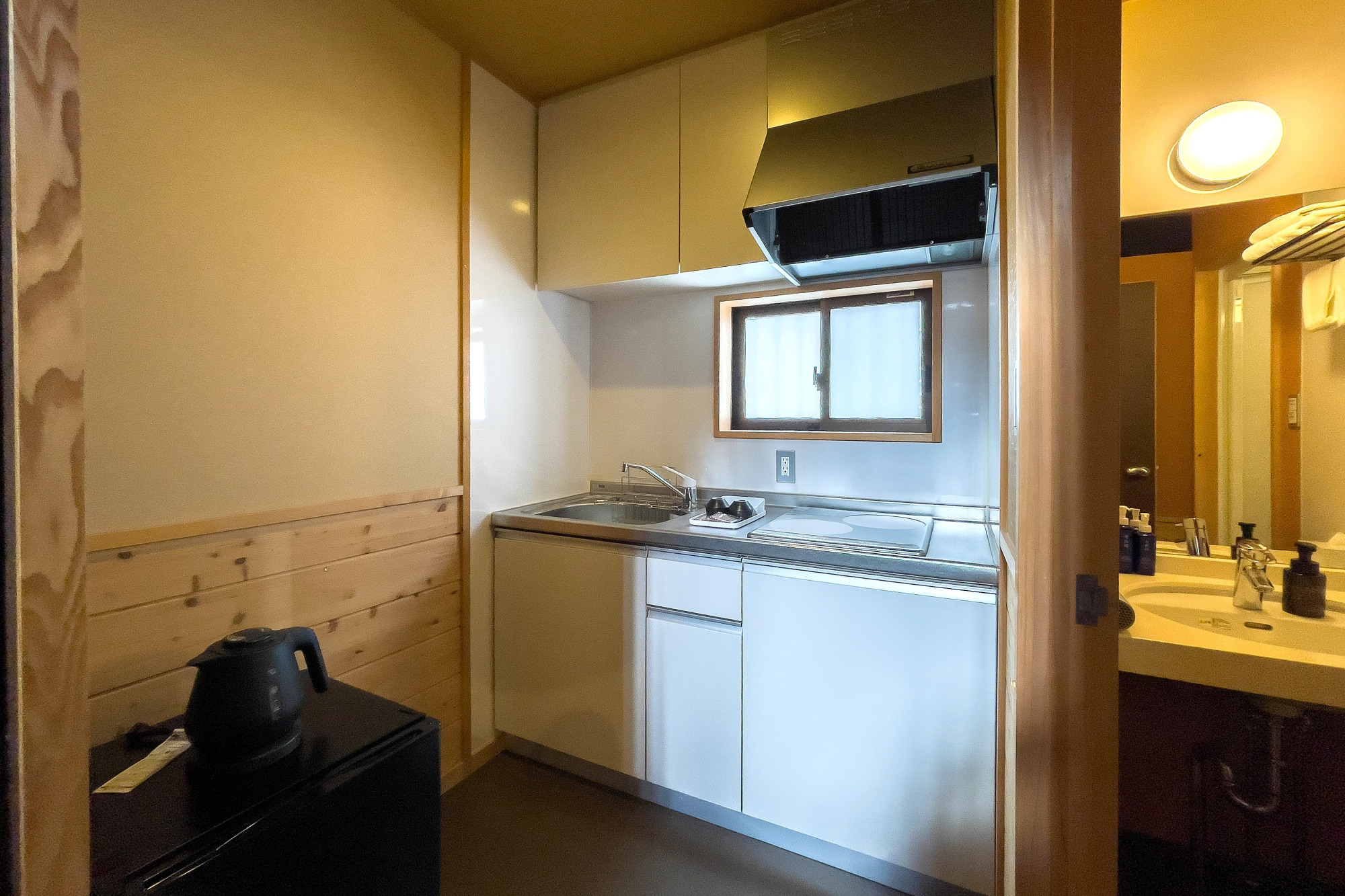 ミニキッチンの一例（写真は銀杏）