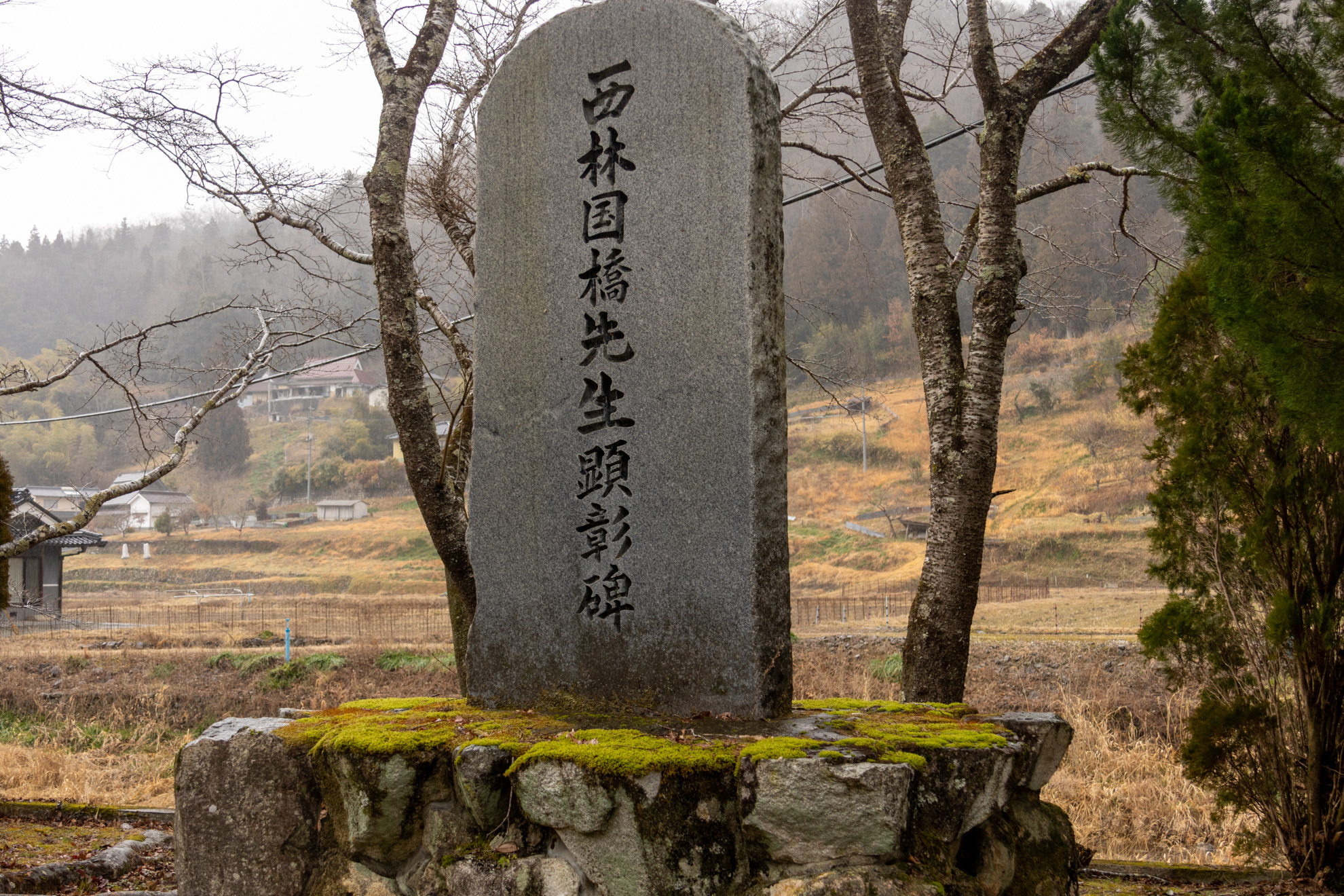 西林國橋先生顕彰碑(高梁市成羽町)