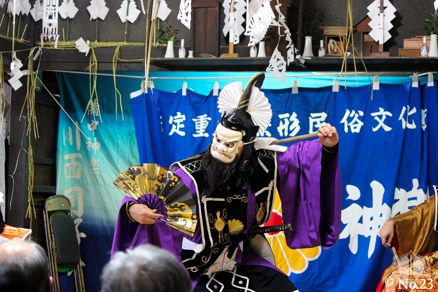 素戔嗚尊(画像提供:備中神楽川面社)