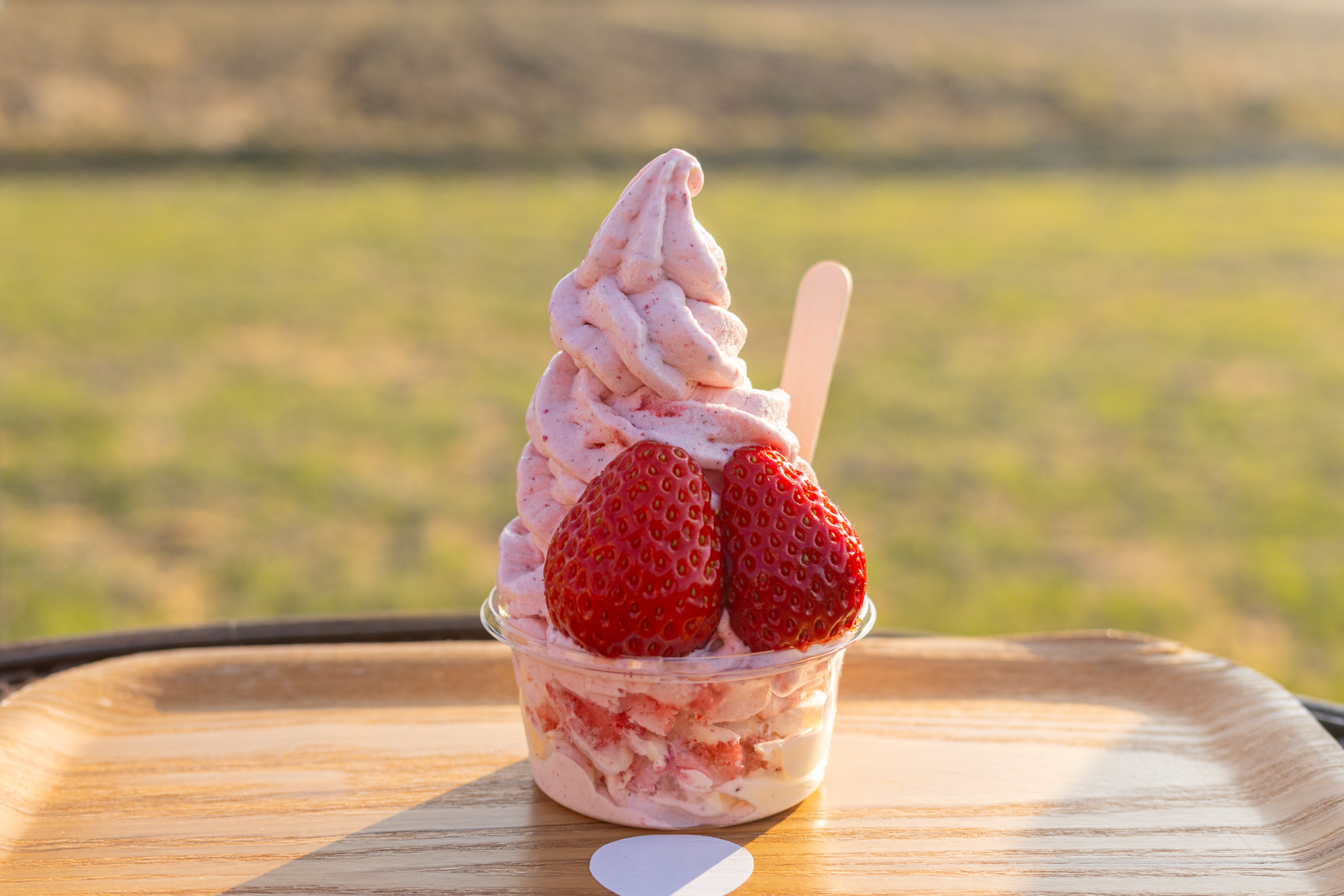 アイスのいちご