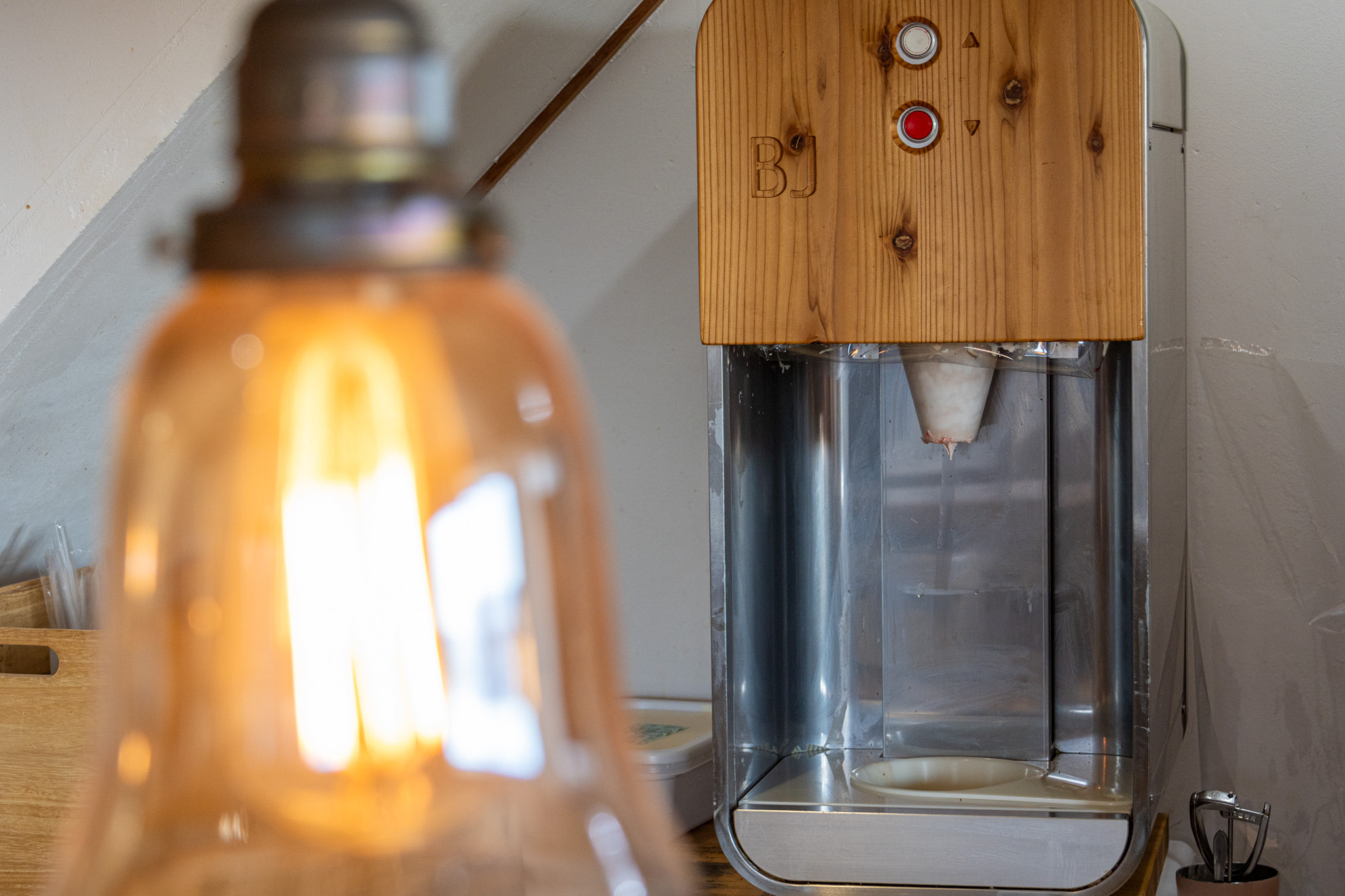 美味しさの鍵を握る「アイスクリームブレンダー」