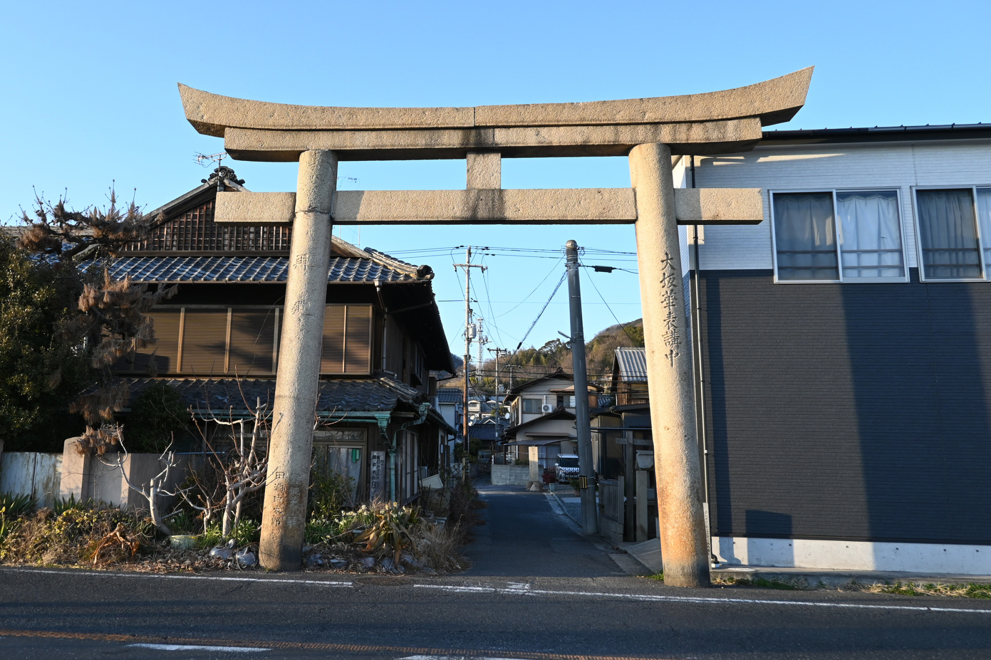由加山への参道入口