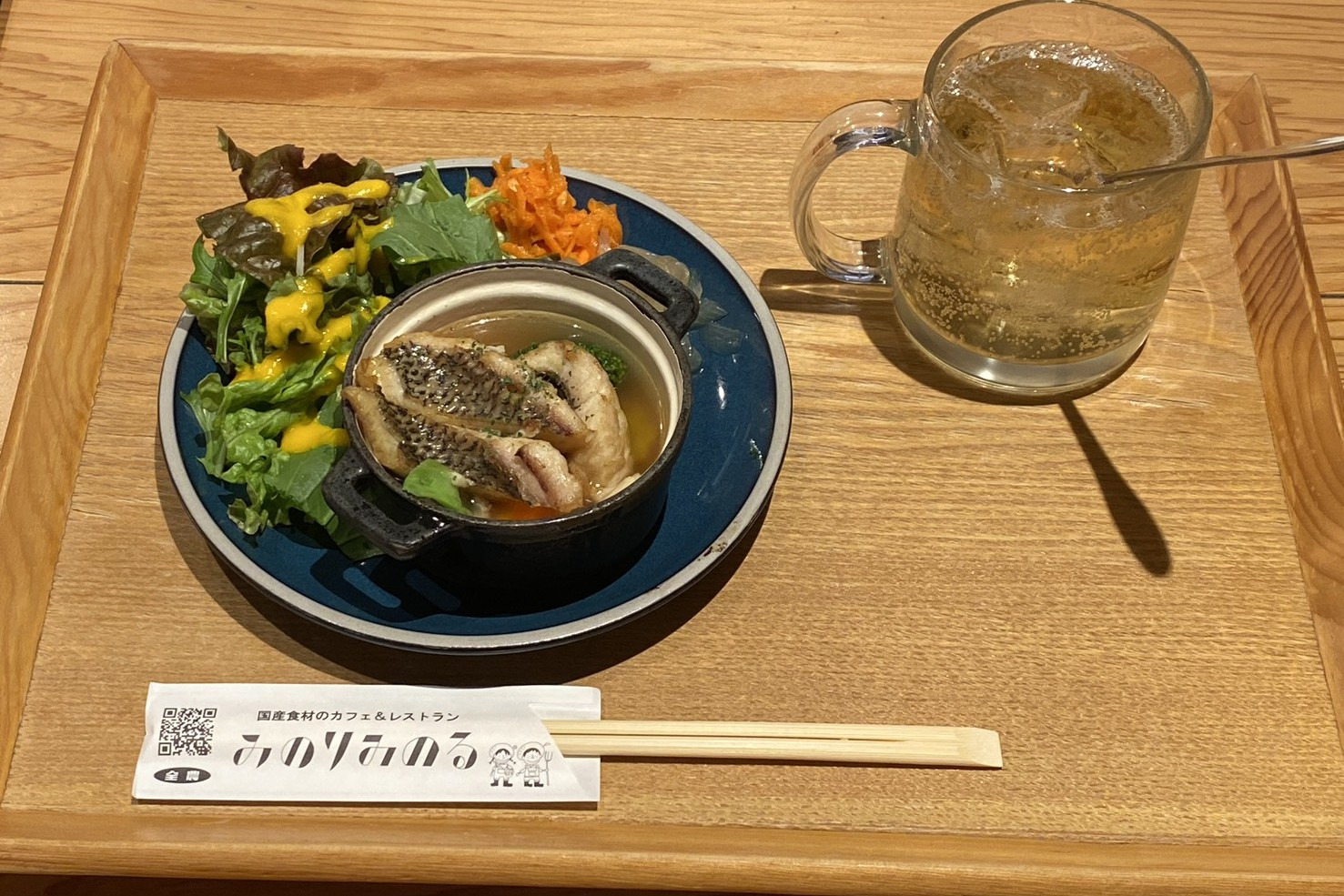 岡山県産白身魚と季節野菜のアヒージョ