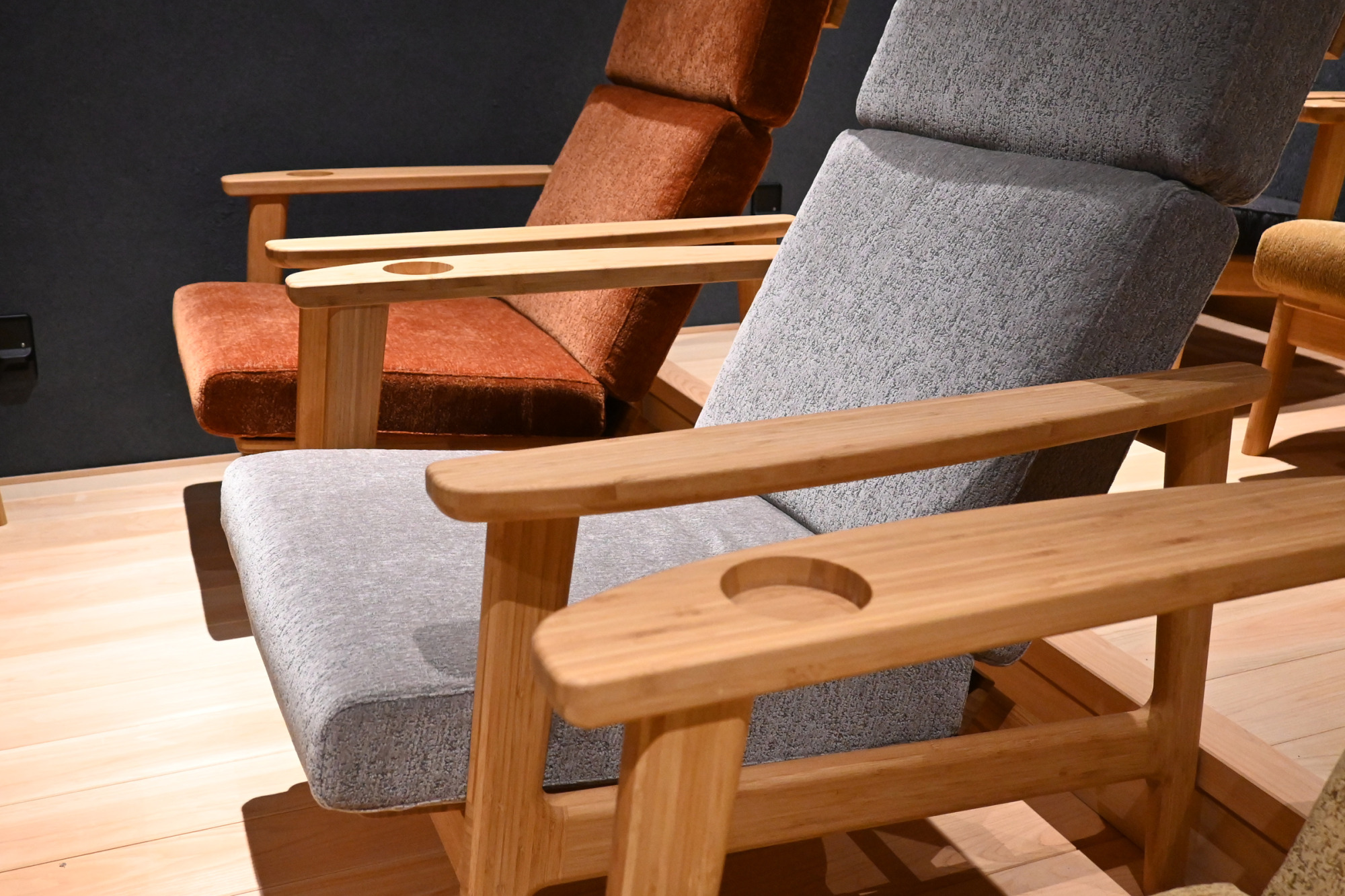 特注のドリンクホルダー