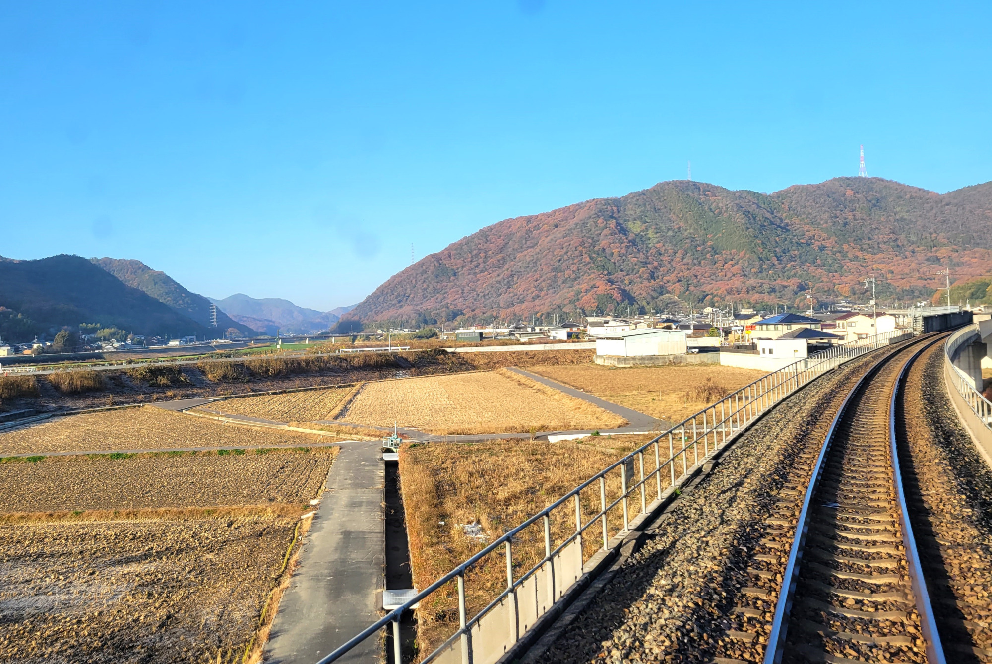 井原鉄道車窓