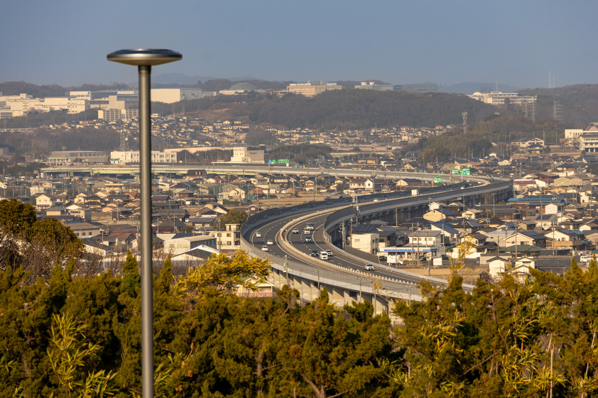 早島インター方面（北側）の眺望