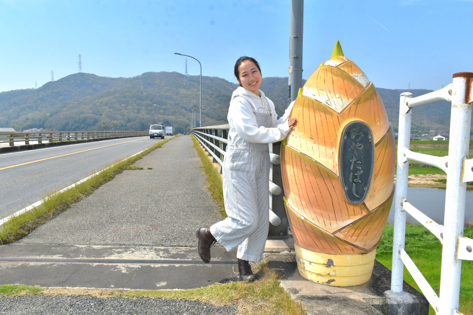 タケノコのオブジェ