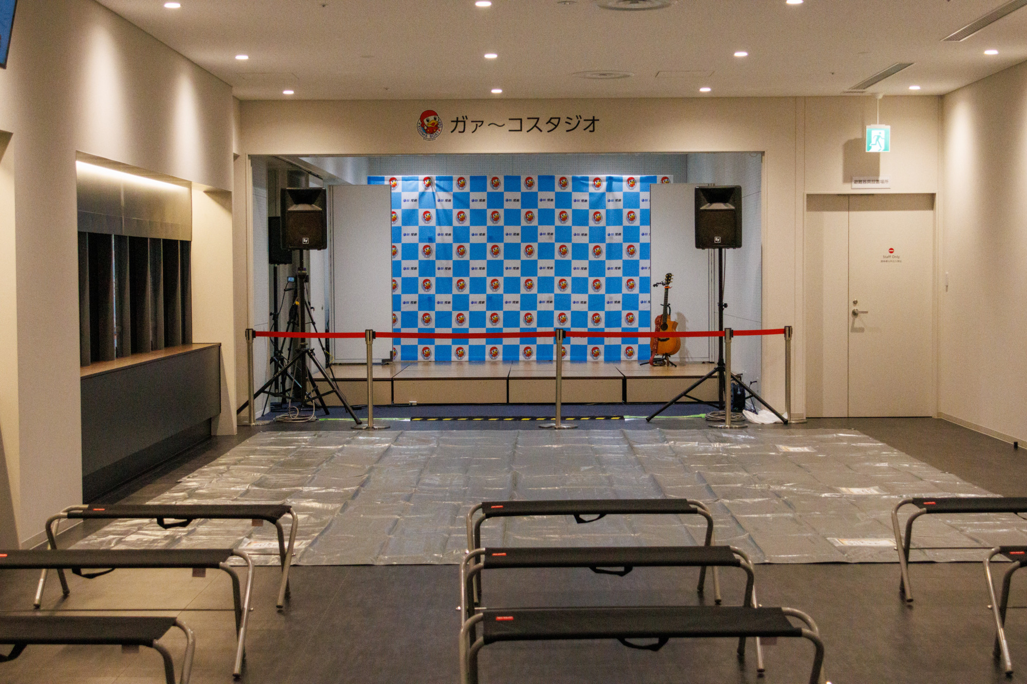 スタンド内にある「ガァ〜コスタジオ」こちらでもイベントが催されます