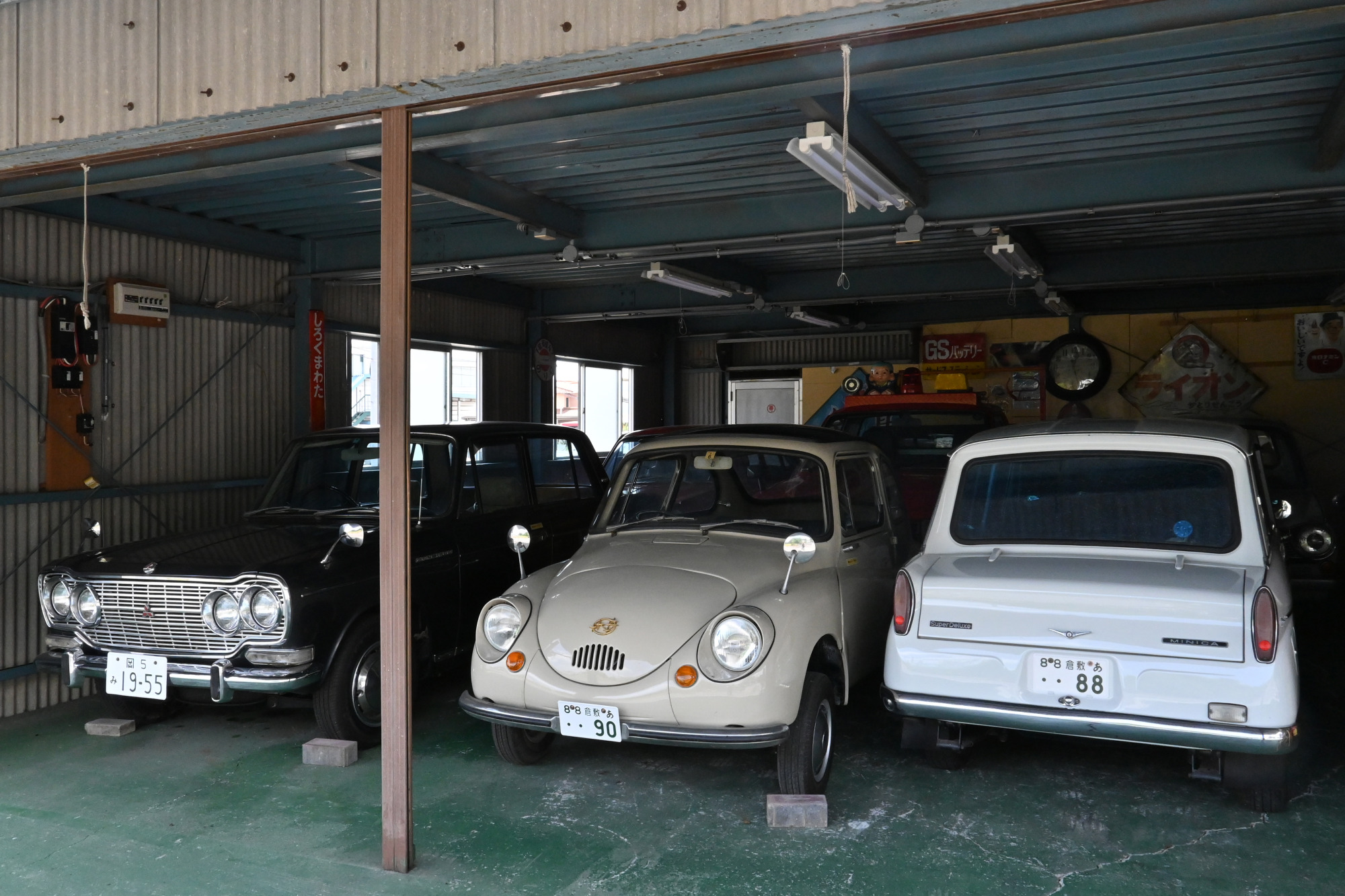 こちらの展示車も現役です