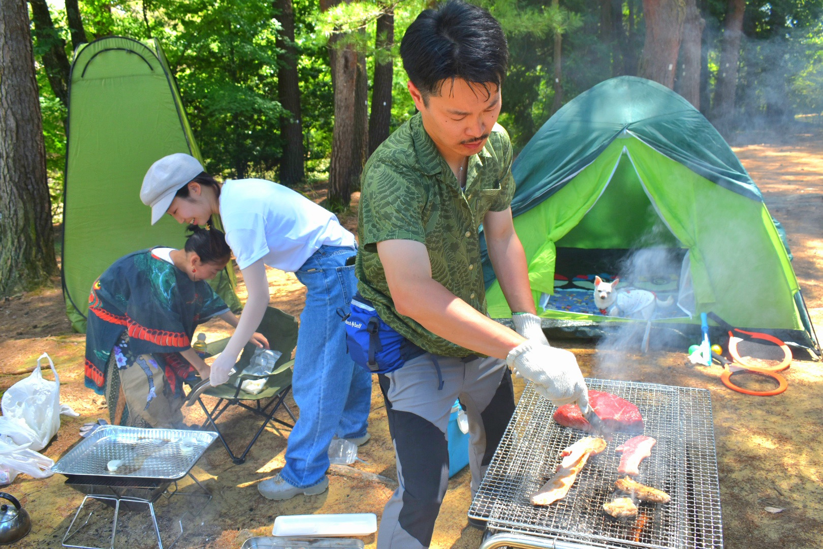 BBQはお父さんの出番！