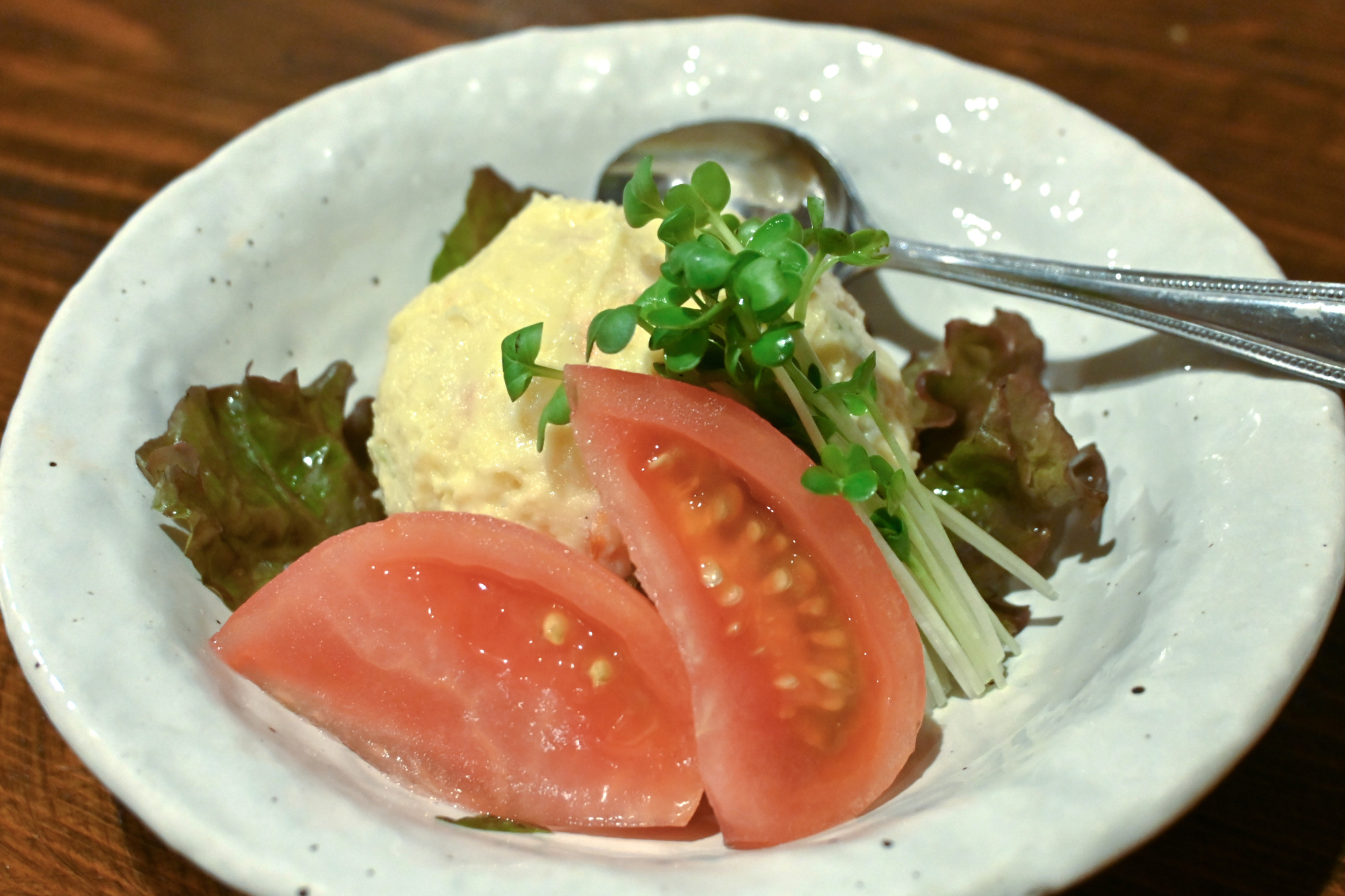 仕掛けあり、大将おすすめの★付き「ポテトサラダ」