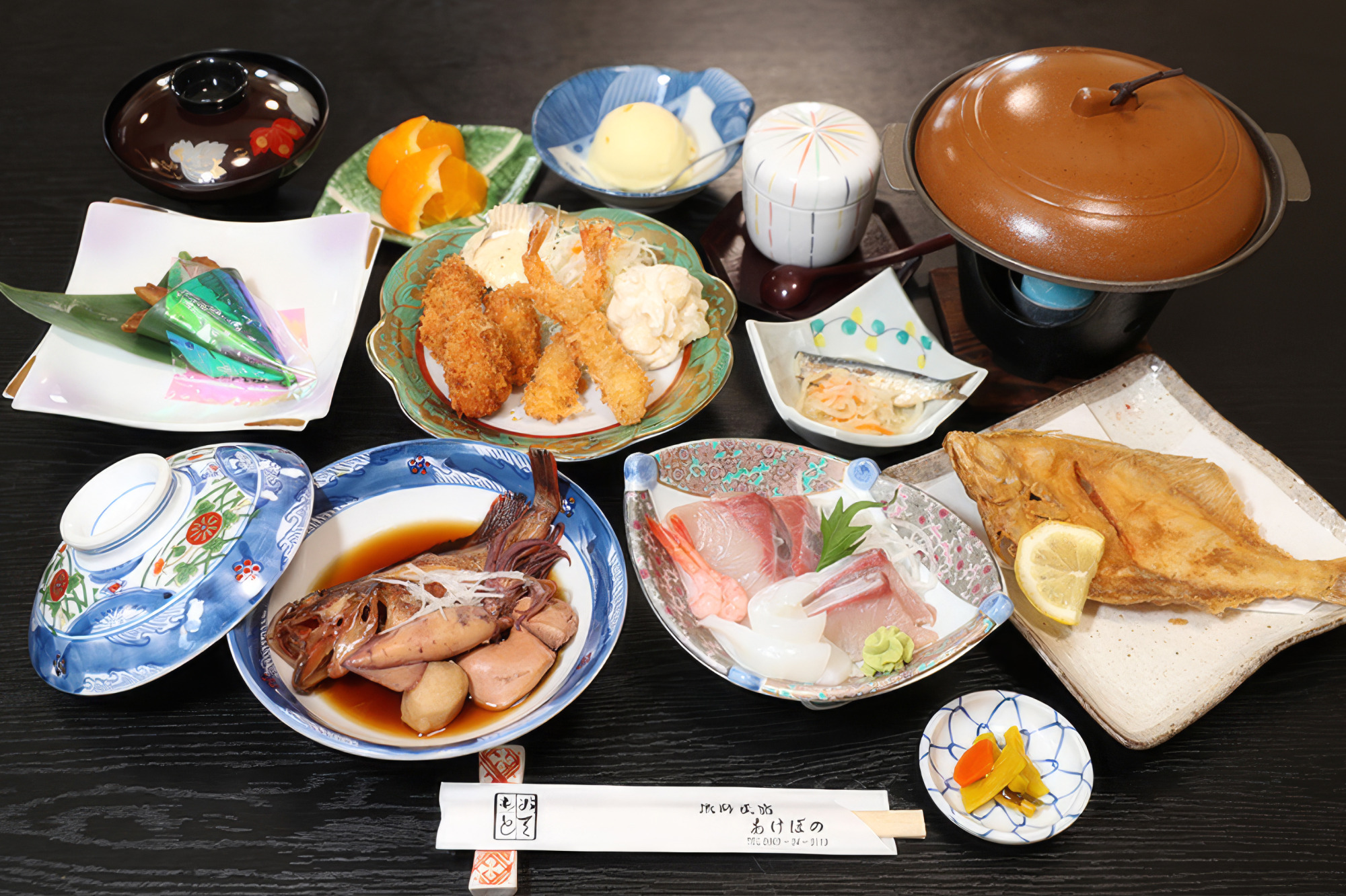 料理の一例（画像提供：Stay＆Cafe Akebono）