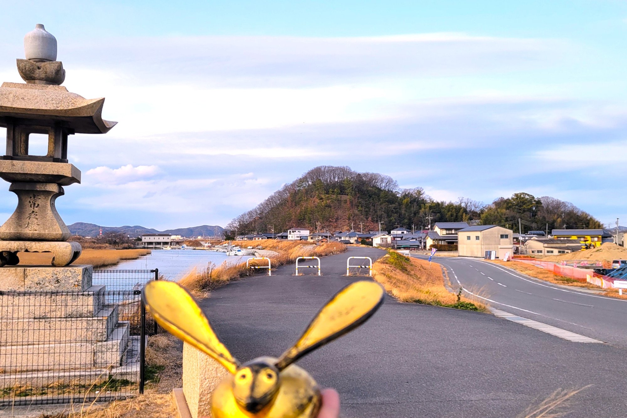 乙子城遠景(南側より)