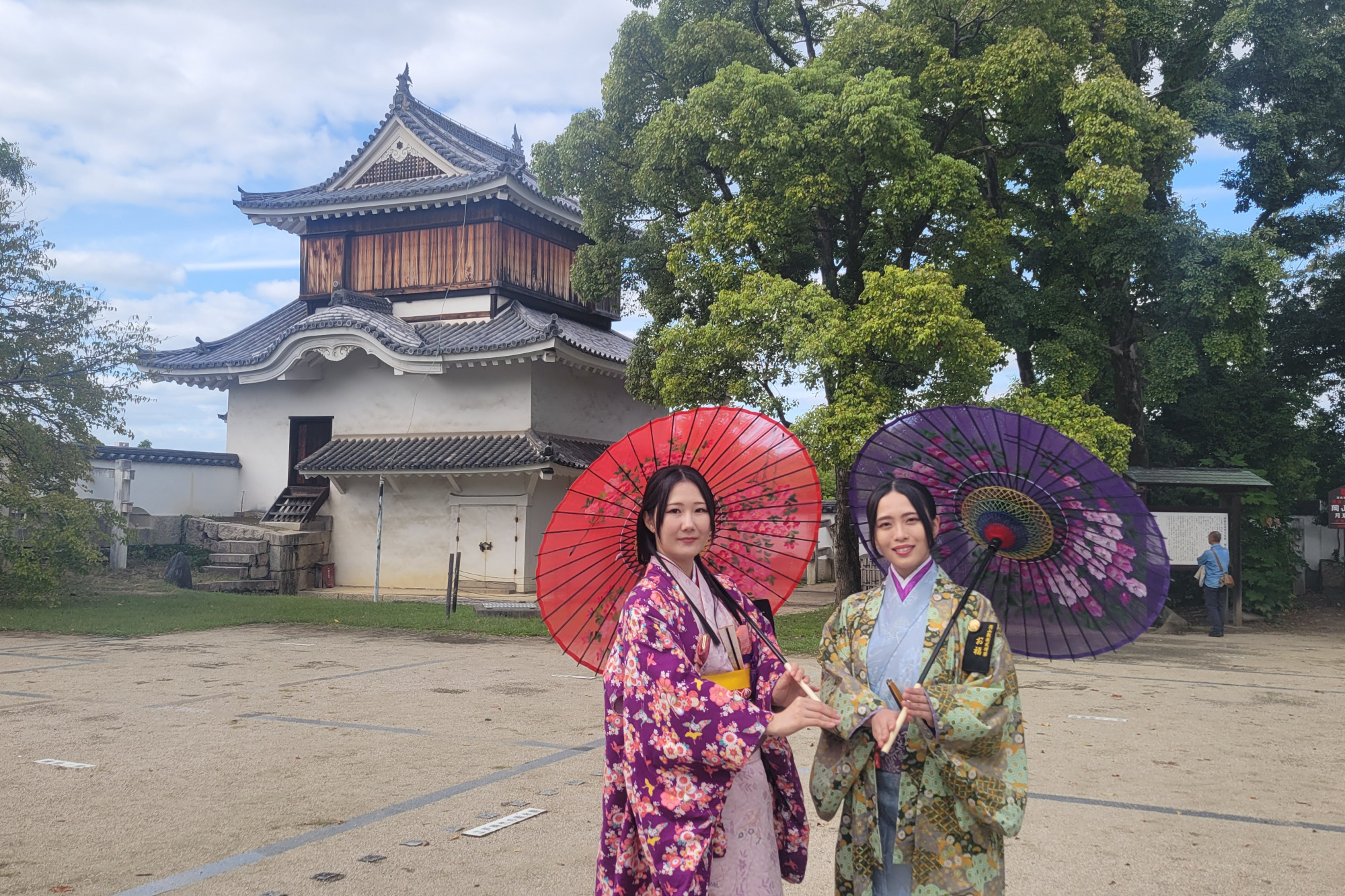 池田氏により江戸時代に建てられた現存する月見櫓