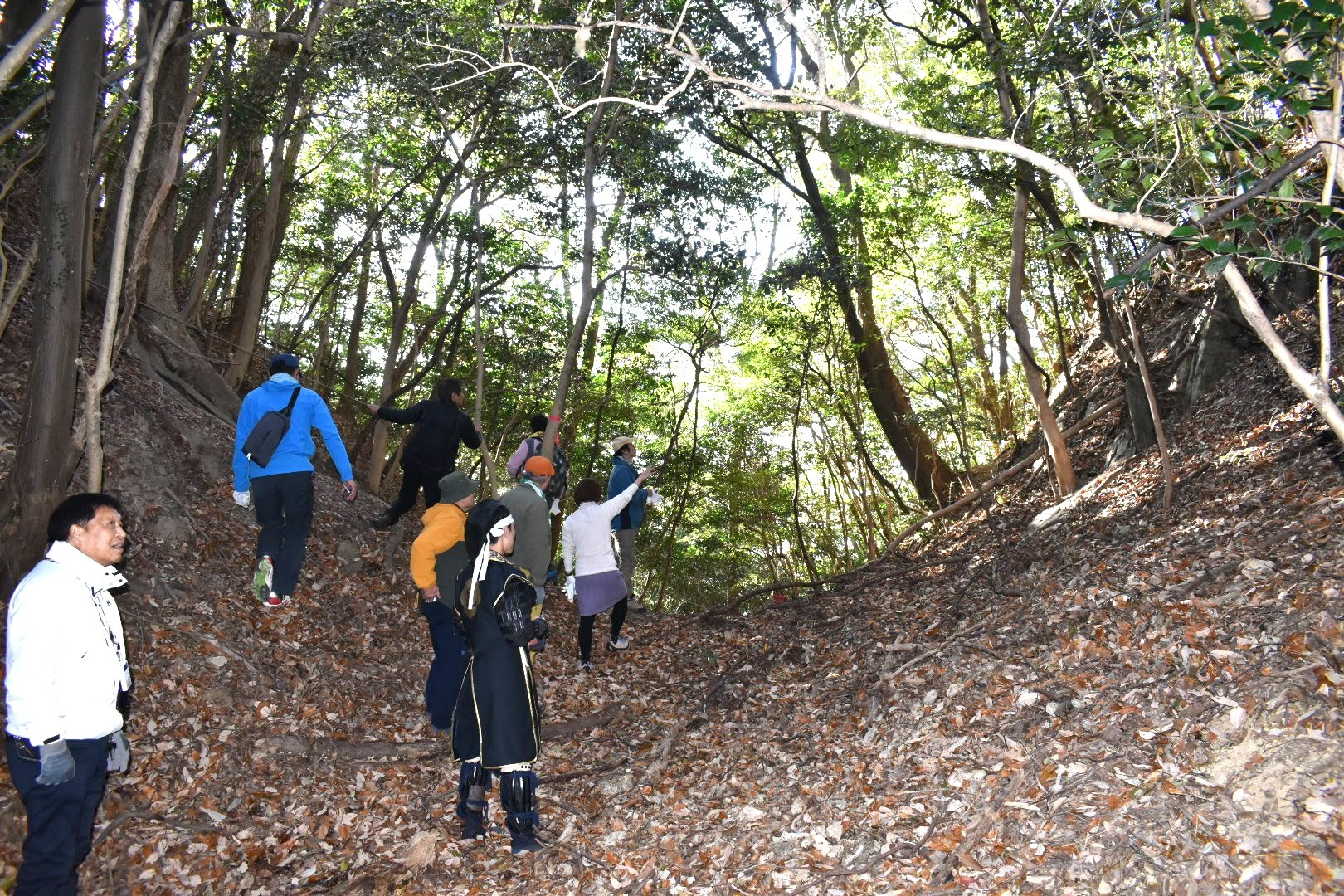 以前開催のツアー(猿掛城・大堀切)